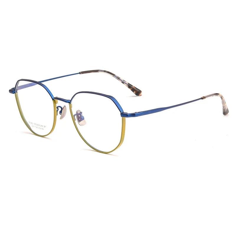 Aror Unisex Full Rim Flat Top Square Titanium Eyeglasses 205149 - Lightweight & Durable Frame for Reading, Work & Fashion (Available in Multiple Colors)