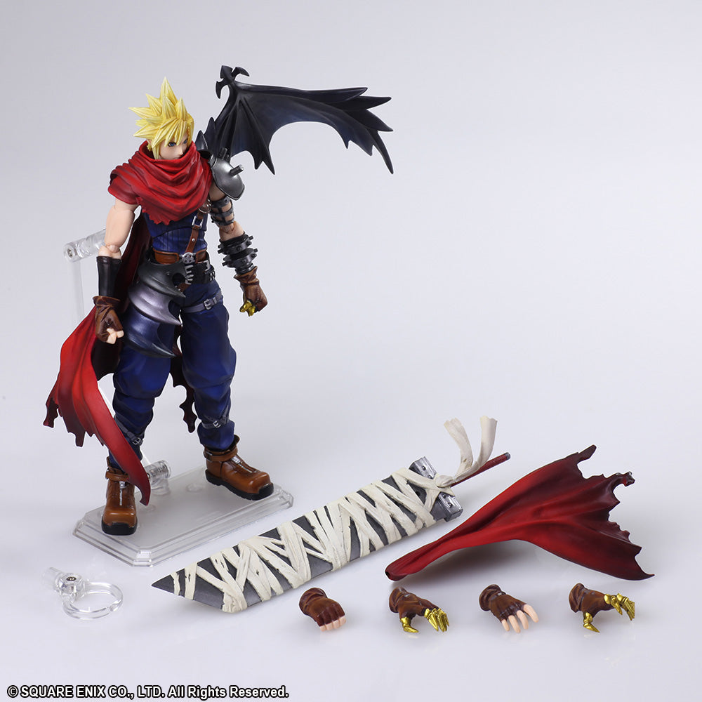 Final Fantasy Cloud Strife Another Form Variant Action Figure - Square Enix Bring Arts Collectible - Perfect for Gaming Displays & Anime Collections