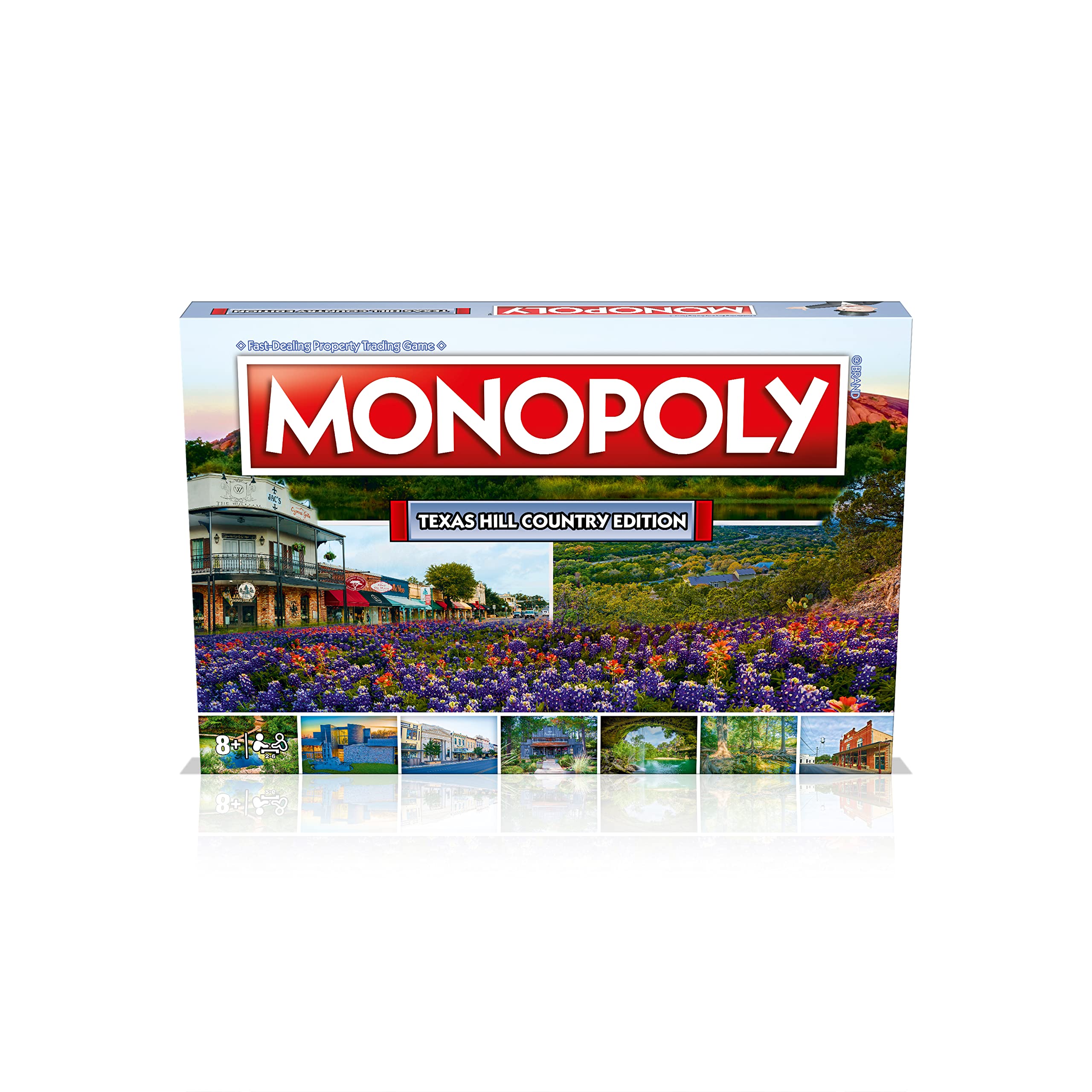 Monopoly Texas Hill Country Edition Board Game for 2-6 Players | Family Fun Game Night for Kids 8+ & Adults | Strategy Board Game for Parties & Family Gatherings