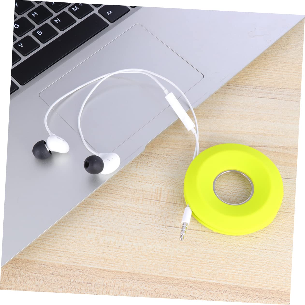 HOMSFOU Premium Charging Cable & Earbuds Stand - Organizer for Headphones, Earphones, USB Cables - Perfect for Office Desk, Home Theater, Gaming Setup