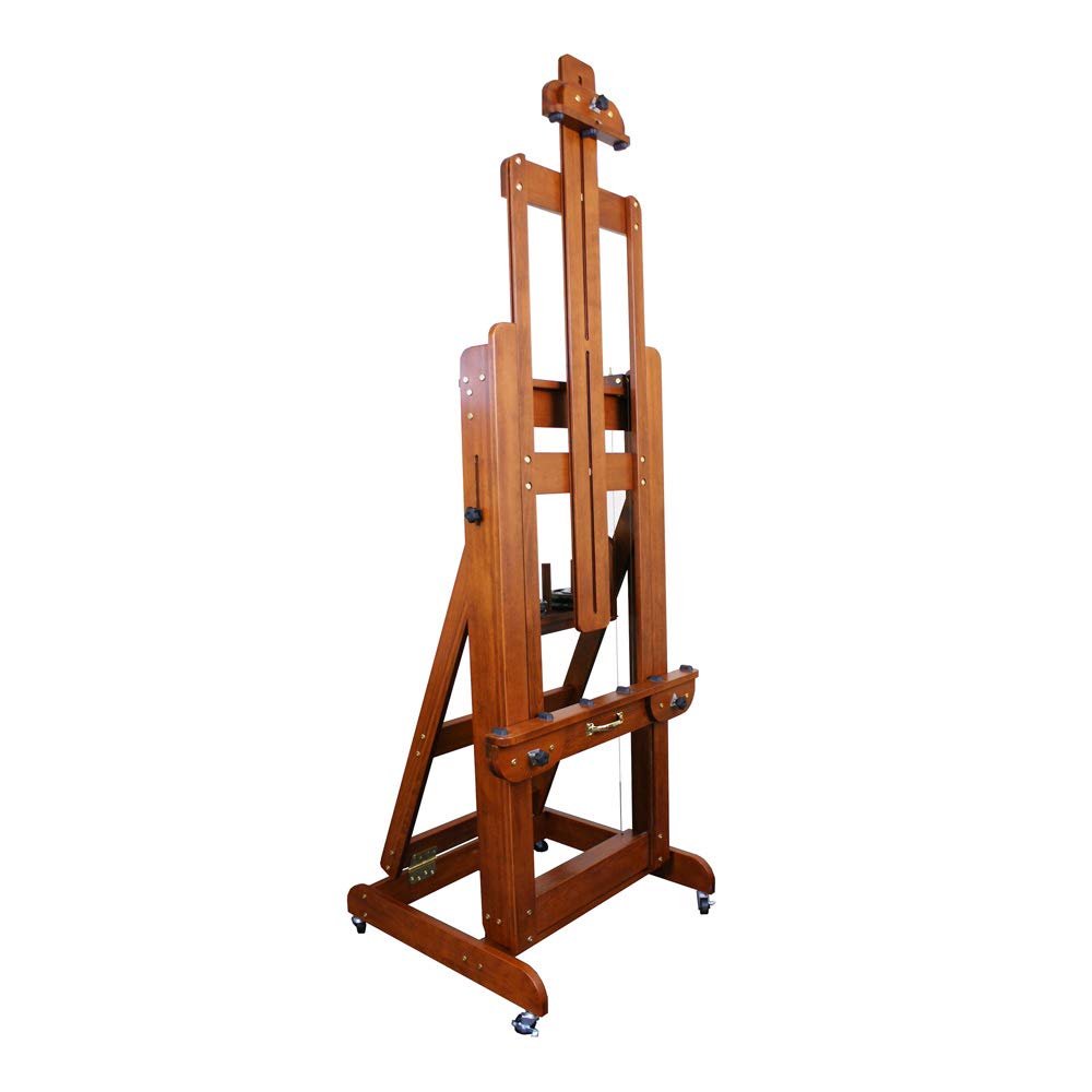 Sienna Plein Air Counterweight Studio Easel (CT-SS-CWE) - Professional Artist Painting Easel for Oil, Acrylic & Watercolor - Perfect for Outdoor & Indoor Art Studios
