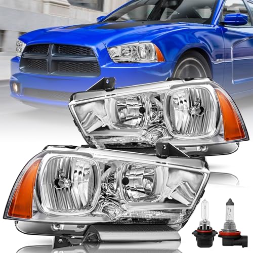Chrome Housing with Amber Reflector