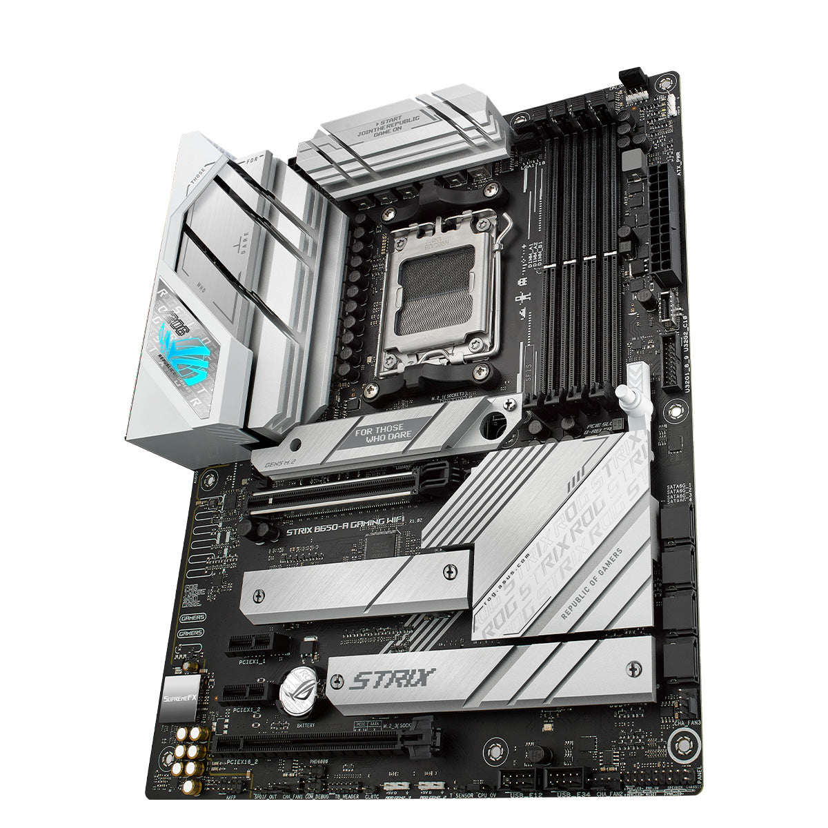 ASUS ROG STRIX B650-A Gaming WiFi 6 AMD AM5 ATX Motherboard - DDR5, PCIe 5.0, 2.5Gb LAN, USB 3.2 Gen2 | Perfect for High-Performance Gaming PCs & Streaming Setups