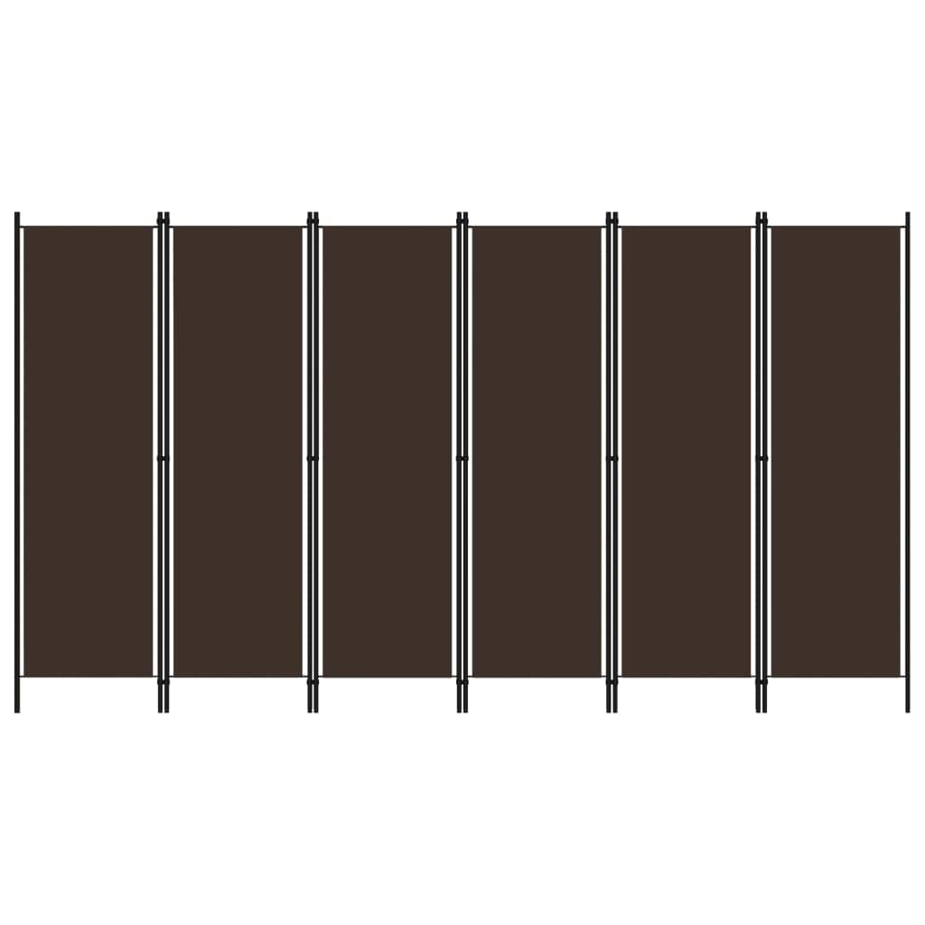 6-Panel Folding Room Divider Screen - 118.1
