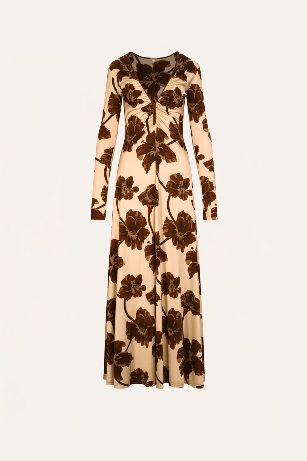 Alma Embroidered Dress - Elegant Floral Embroidery Women's Dress for Casual Wear, Parties & Special Occasions