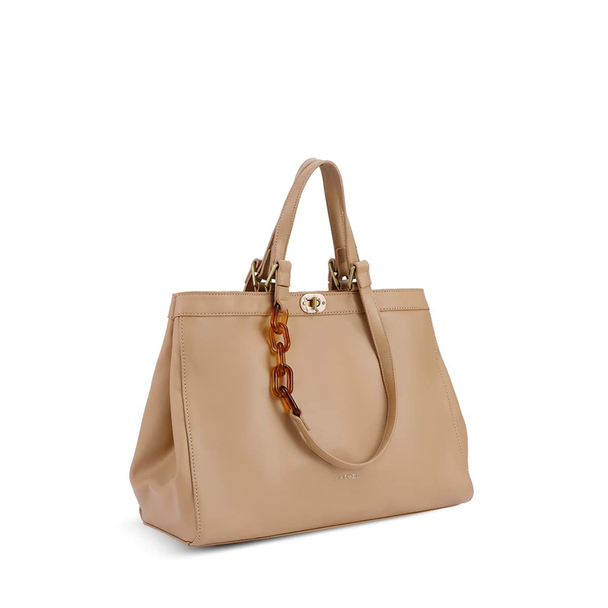 Pixie Mood Jade 17x12 Inch Vegan Leather Tote Bag for Women - Stylish & Eco-Friendly Work Bag, Perfect for Office, Travel & Everyday Use