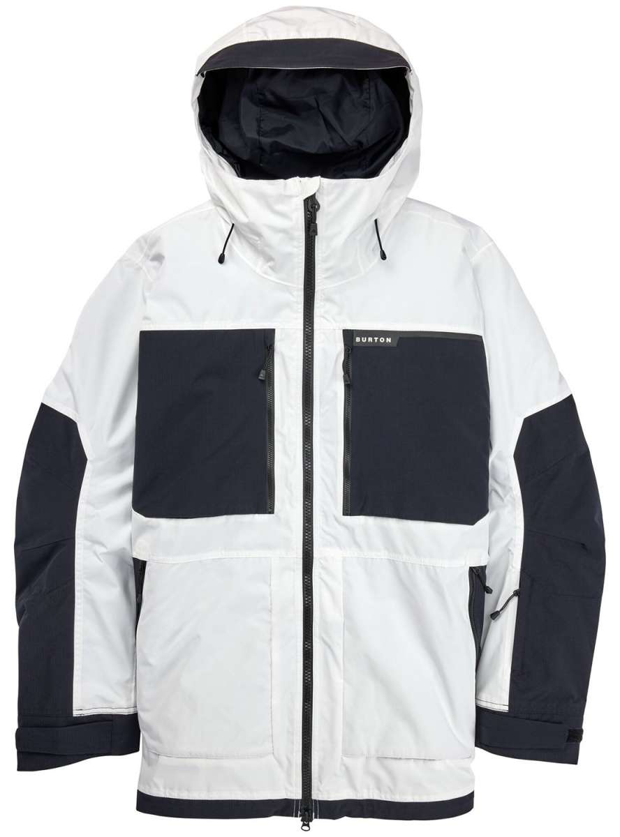 Burton Frostner 2L Waterproof Jacket for Men & Women 2024 - Lightweight Winter Snowboarding Coat for Skiing, Hiking & Outdoor Adventures