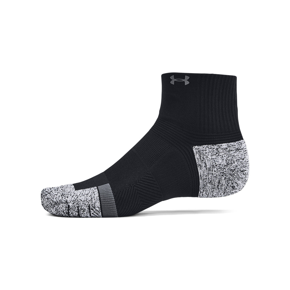 Men's Under Armour AD Pro Quarter Socks 3 Pack - Moisture-Wicking Athletic Socks for Running, Basketball & Workout - Breathable Cushioned Sports Socks for Men