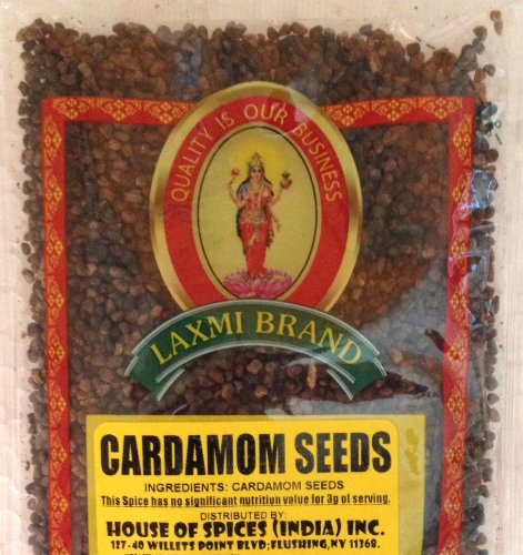 Laxmi Cardamom Seeds 14oz (400g) - Premium Indian Spice for Tea & Baking