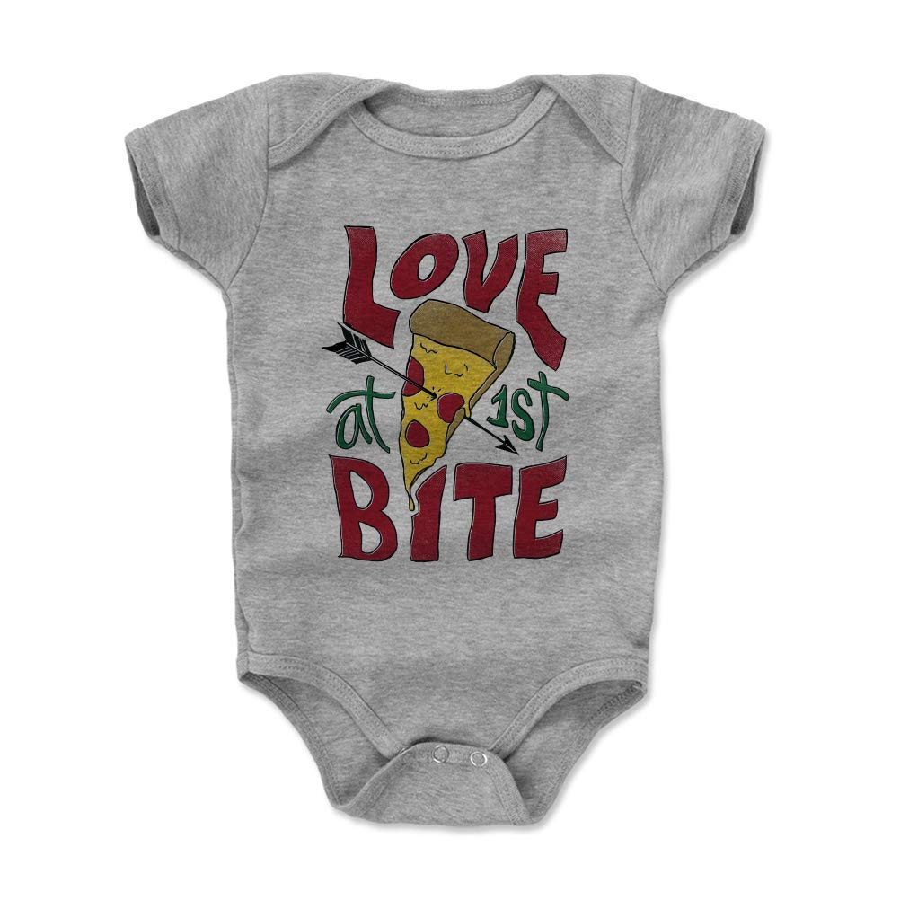 Adorable Pizza Print Baby Clothes & Onesies for 3-24 Months - Cute 'Love at First Bite' Outfits for Family Photos, Birthday Parties & Pizza-Themed Events