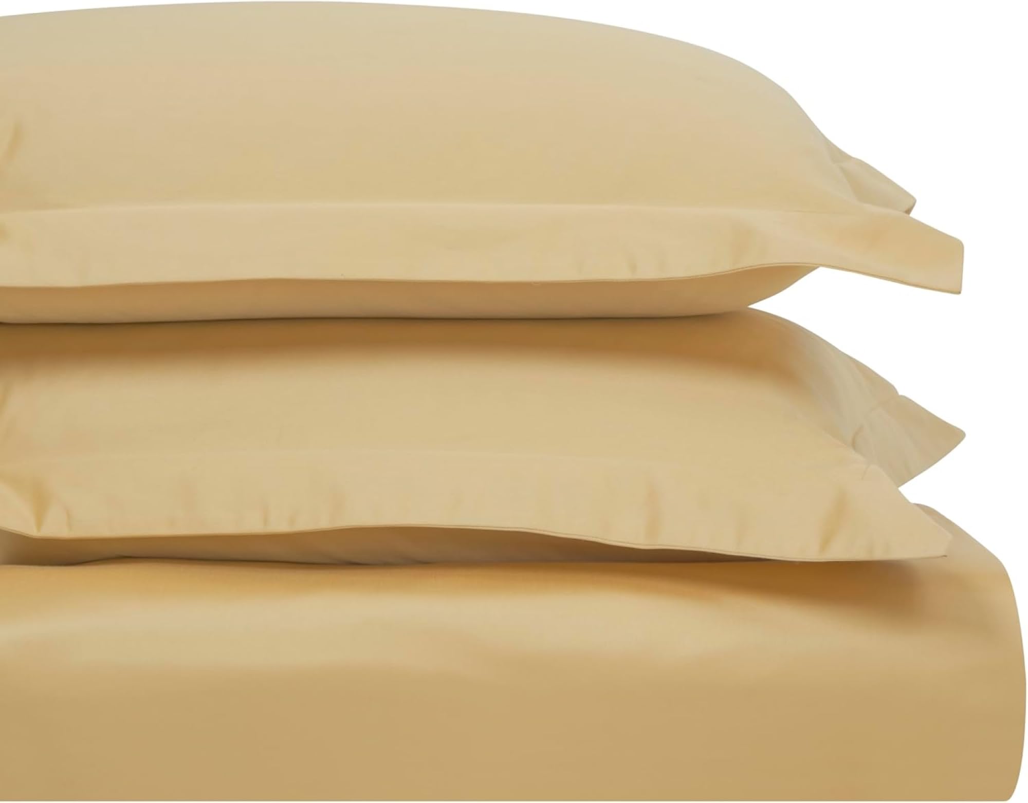 Luxury 1200 Thread Count Egyptian Cotton Duvet Cover Set - 3 Piece King/California King Size with Embroidered Gold Design, Includes 1 Duvet Cover & 2 Pillow Shams - Ultra Soft Bedding Set for Master Bedroom, Guest Room & Hotel Decor