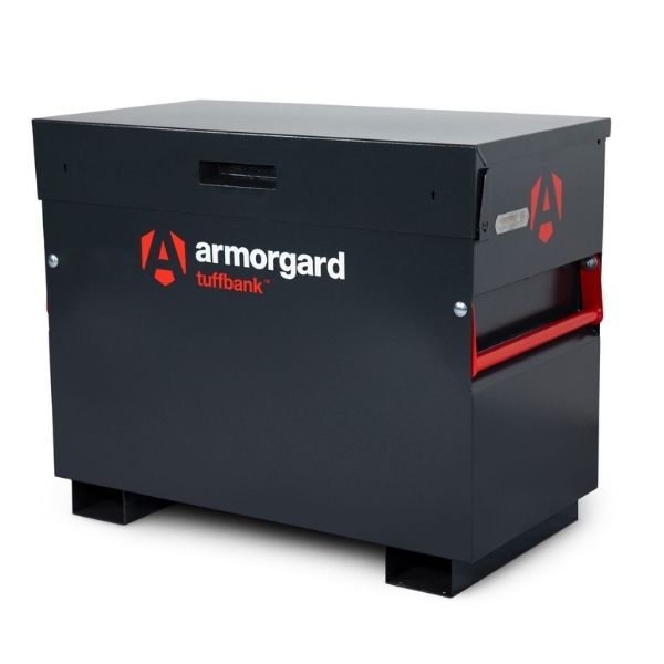Armorgard TuffBank Heavy Duty Tool Storage Unit - Secure Onsite Toolbox for Construction & Job Sites - Perfect for Contractors, Electricians & DIY Projects