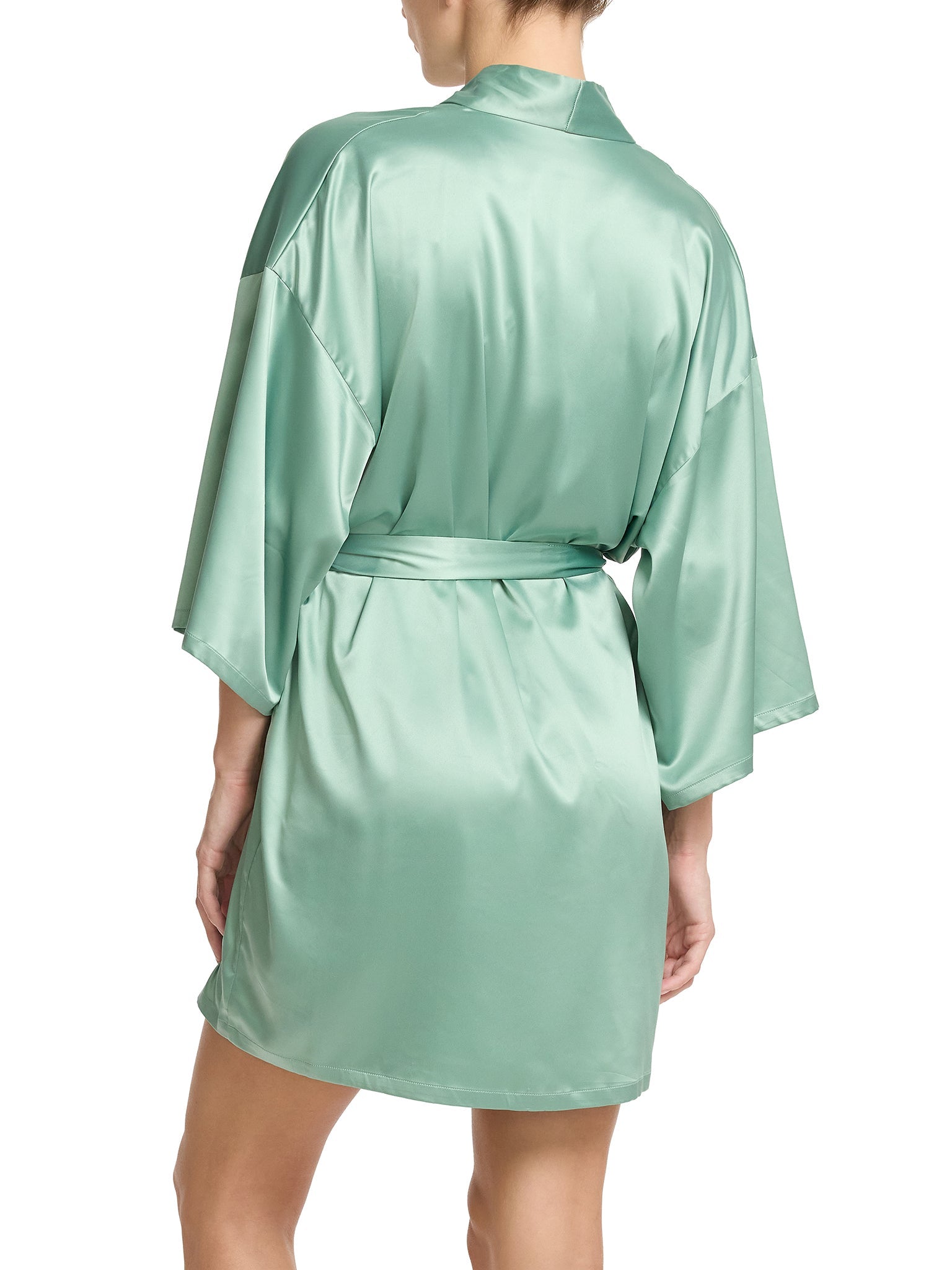 Luxury Satin Sleep Robe for Women - Soft & Comfortable Nightgown with Pockets - Perfect for Lounging, Spa Days & Bridal Gifts
