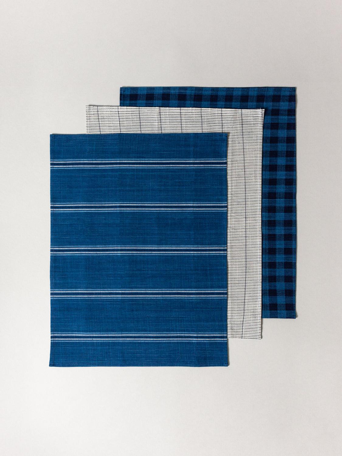 Premium Matsusaka Cotton Placemats Set of 4 - Soft & Absorbent Japanese Table Mats for Dining, Kitchen, or Party Decor - Elegant Home & Restaurant Table Setting Accessories