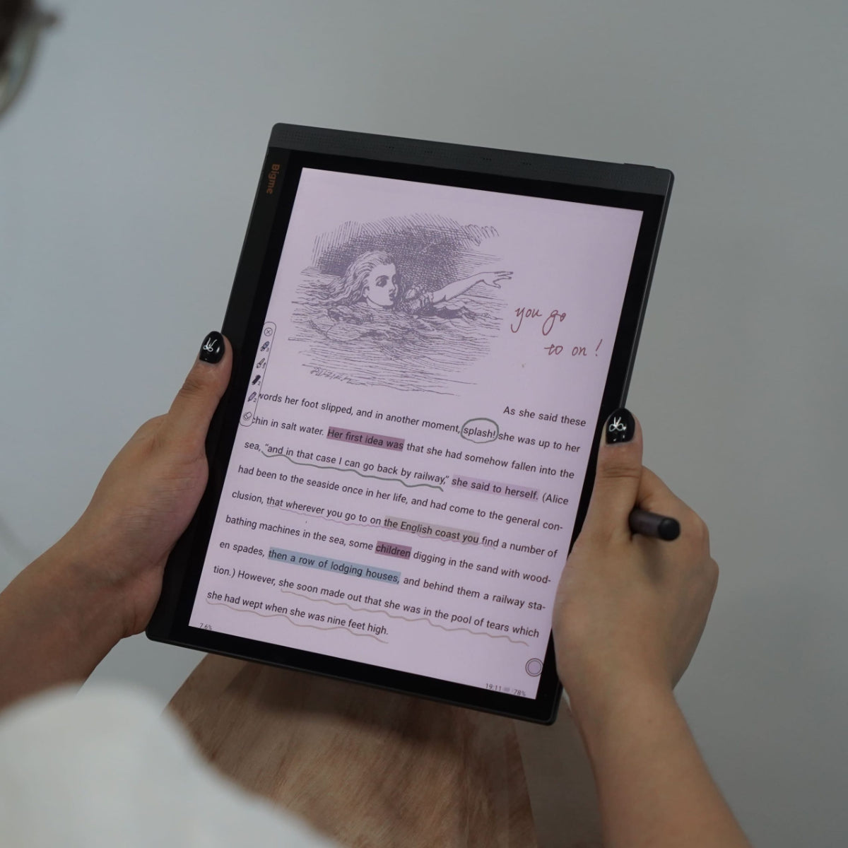 Bigme 10.3 Inch Color E Ink Tablet with ChatGPT (B1051C International Version) - Perfect for Reading, Note-Taking & AI-Powered Productivity