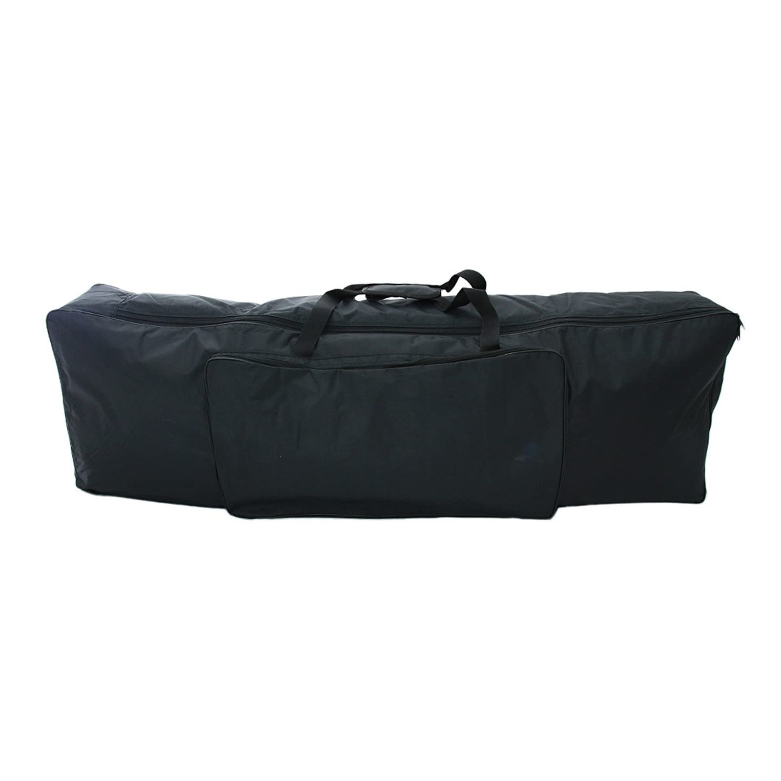 VSOLS Professional 88-Key Digital Piano Carrying Case - Heavy Duty Padded Keyboard Bag for Electric Pianos (Black) - Perfect for Gigging Musicians, Studio Sessions & Travel Protection
