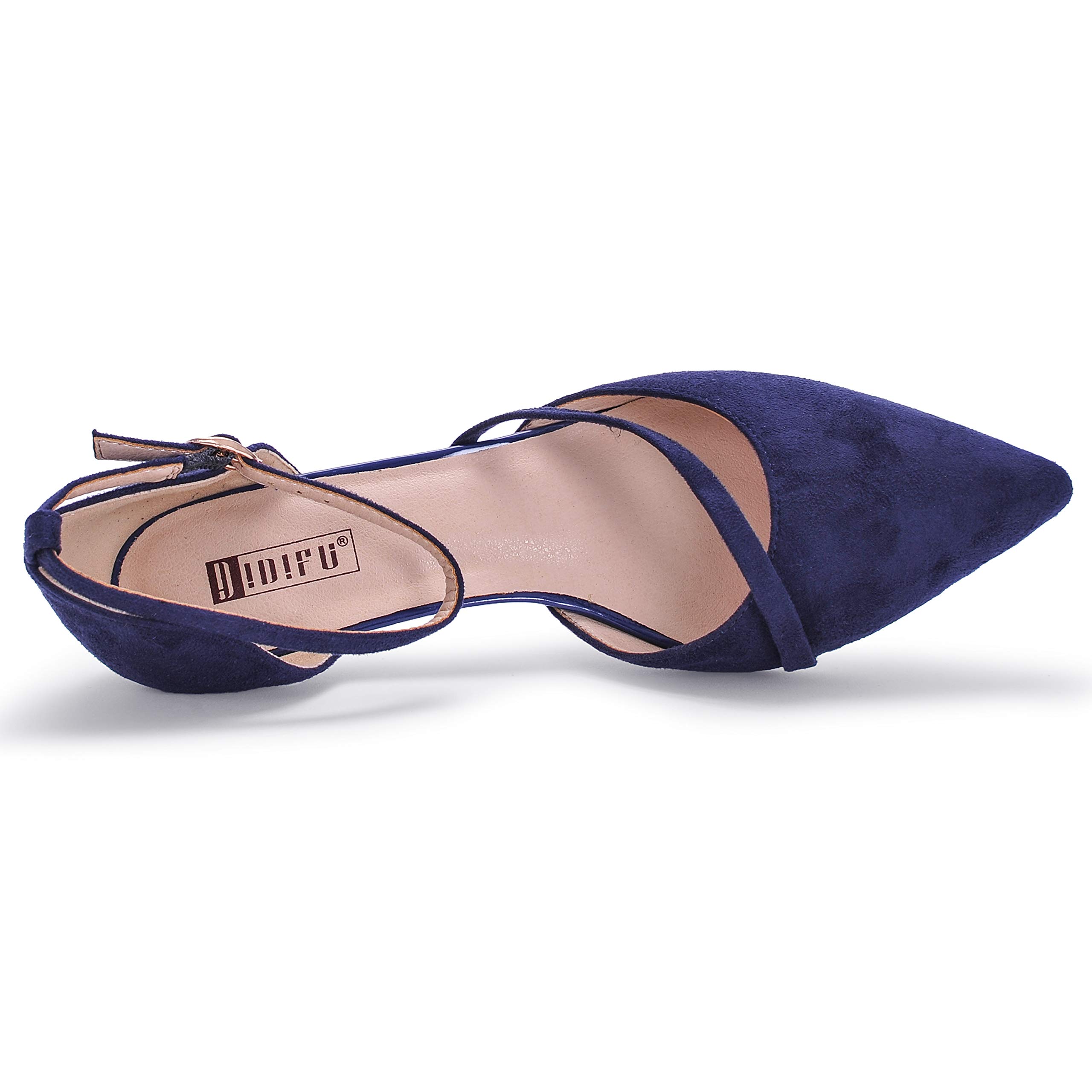 IDIFU Women's IN2 Maxine Low Kitten Heels - Elegant Closed Toe Dress Pumps for Wedding, Evening & Formal Occasions - Perfect for Brides, Prom & Special Events