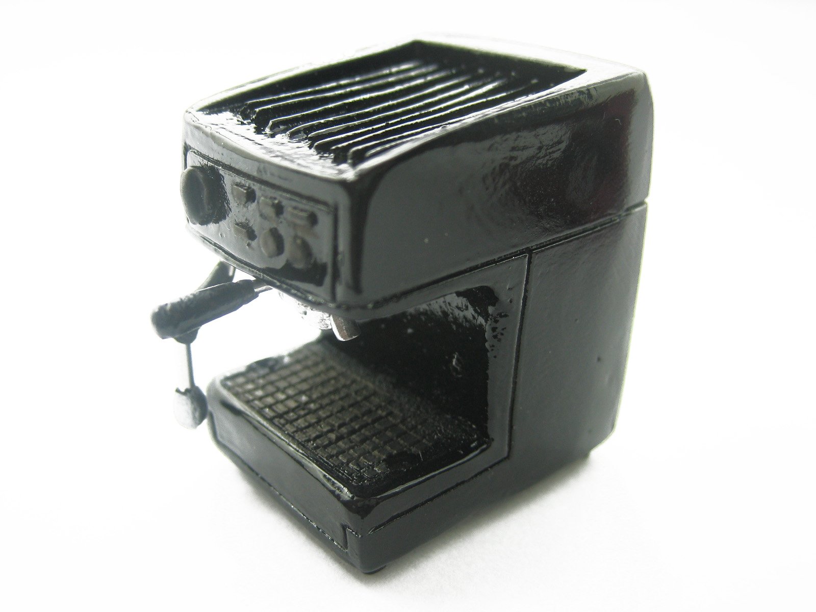 Miniature Electric Coffee Maker Machine for Dollhouse - Black Bakery Supply 10730 | Perfect for Dollhouse Kitchens, DIY Miniature Scenes & Collectible Displays