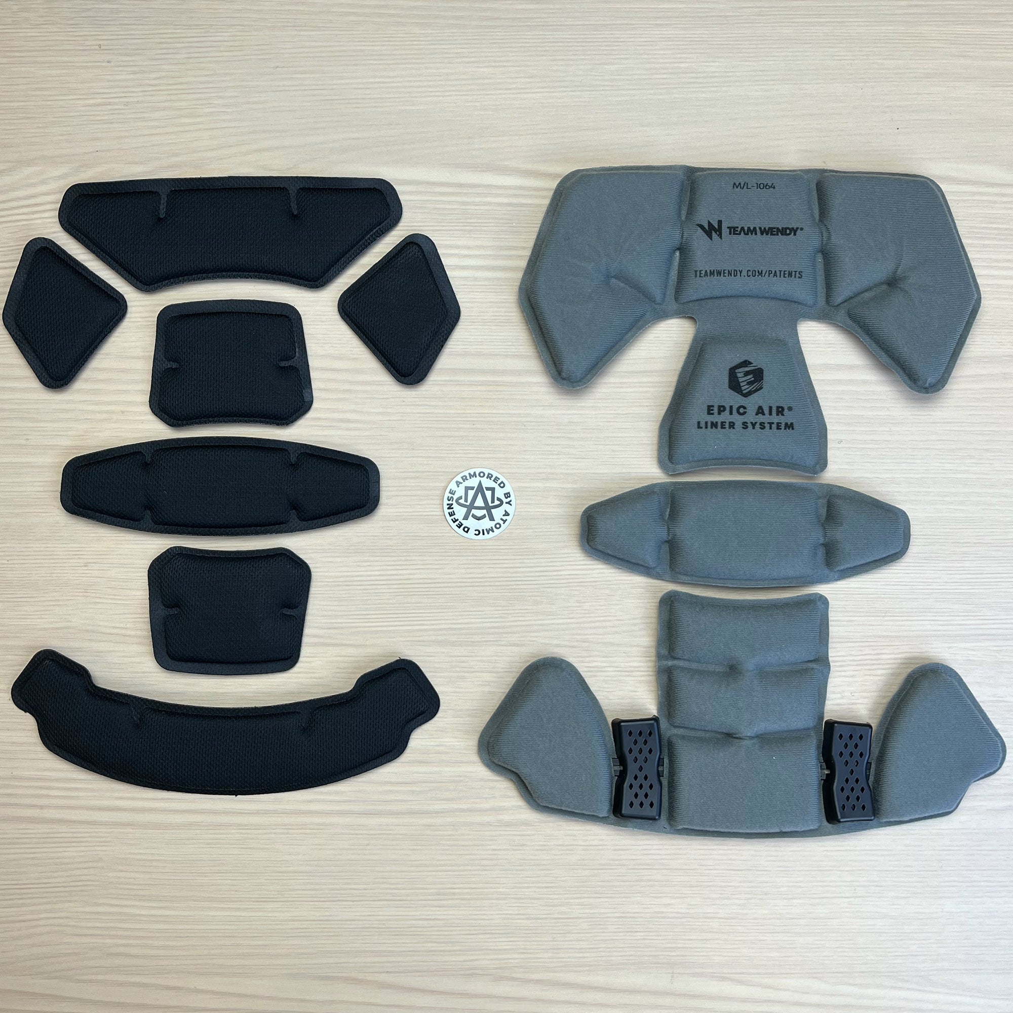 Team Wendy Epic Air Liner - Lightweight Helmet Padding System for Tactical & Airsoft (Small/Medium/Large) - Enhanced Comfort & Ventilation for Outdoor Sports & Military Use