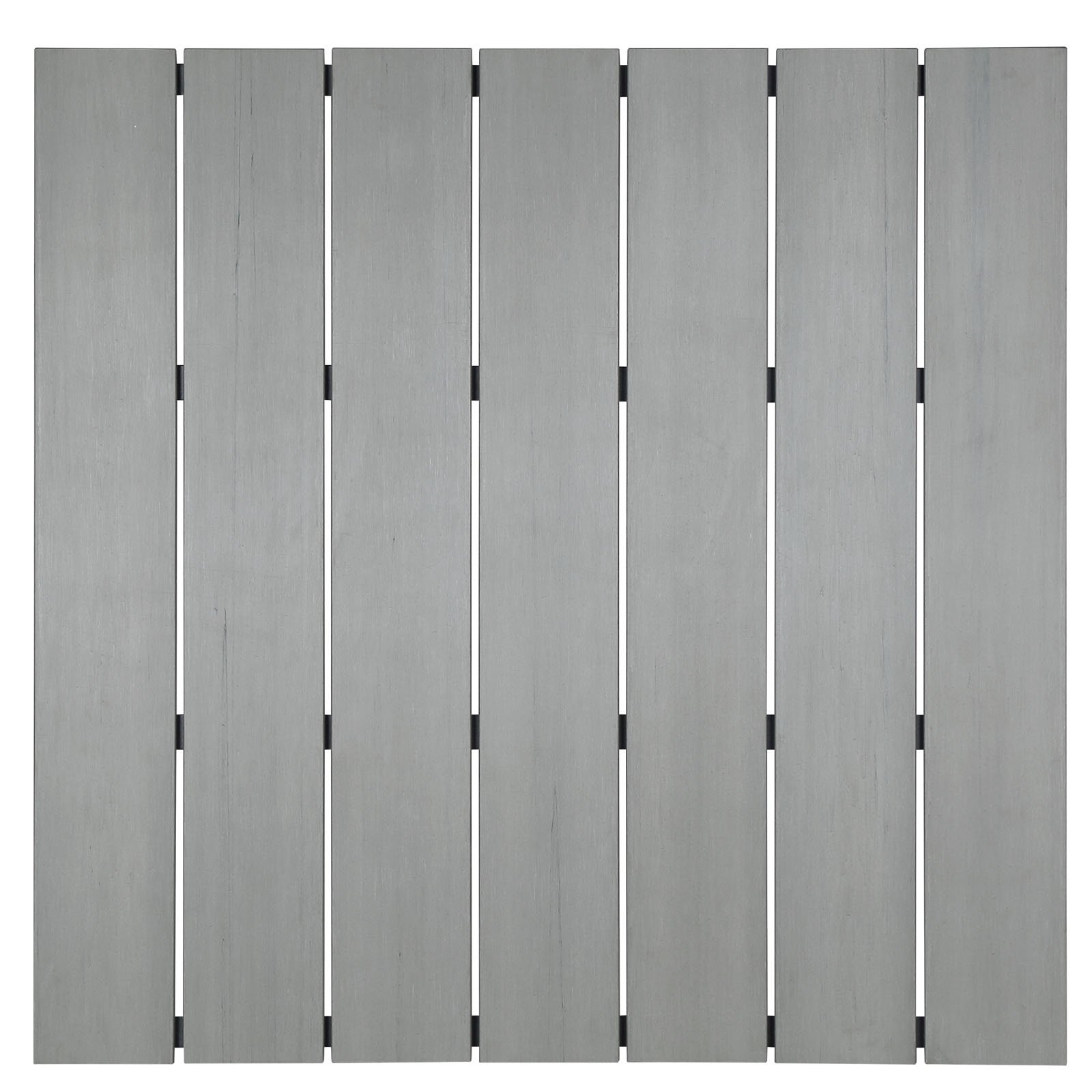 Modway Maine Aluminum Outdoor Patio Bar Table - Brown Gray - Weather-Resistant Bistro Table for Garden, Poolside & Backyard Dining