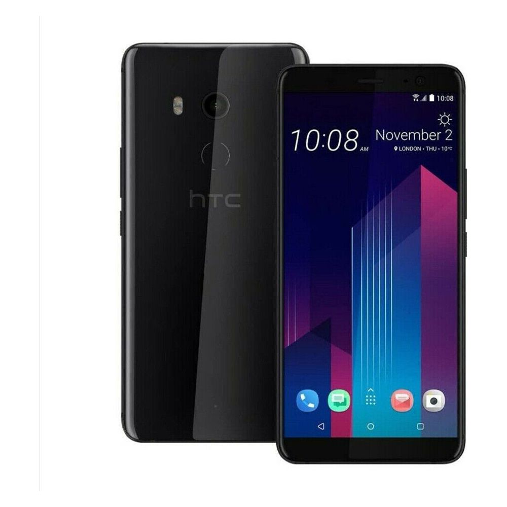 HTC U12+ 6GB RAM 128GB Storage 4G LTE Dual SIM Unlocked Smartphone - Translucent Blue | Perfect for Travel, Business & Global Use
