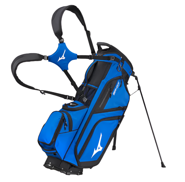 Mizuno BR DX 2021 14-Way Golf Stand Bag - Lightweight & Durable Golf Club Organizer for Men | Perfect for Course Play & Driving Range Practice