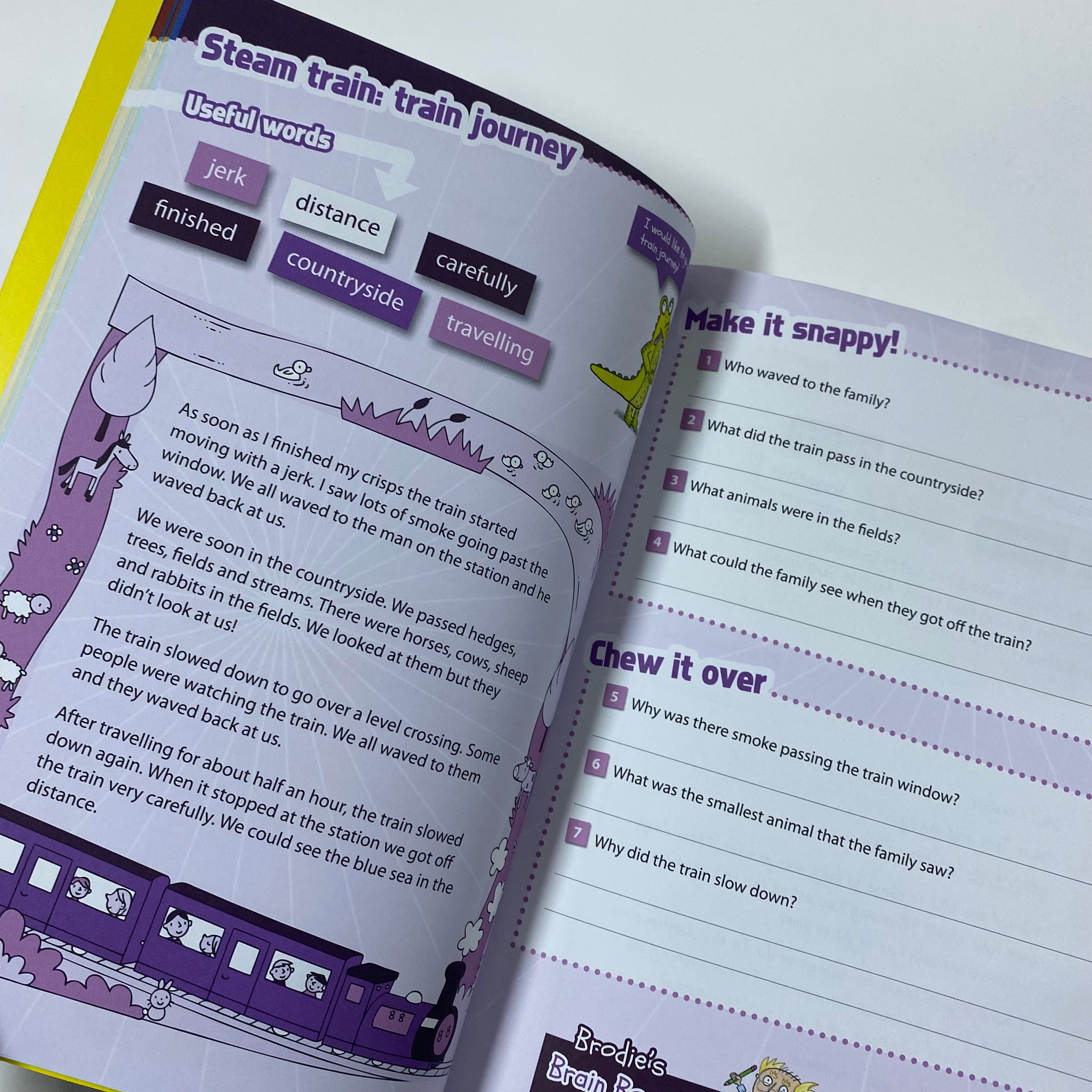 Andrew Brodie Basics Let’s Do Comprehension Workbook for Kids Ages 5-6 | Reading Practice & Learning Activities | Perfect for Homeschooling & Classroom Use