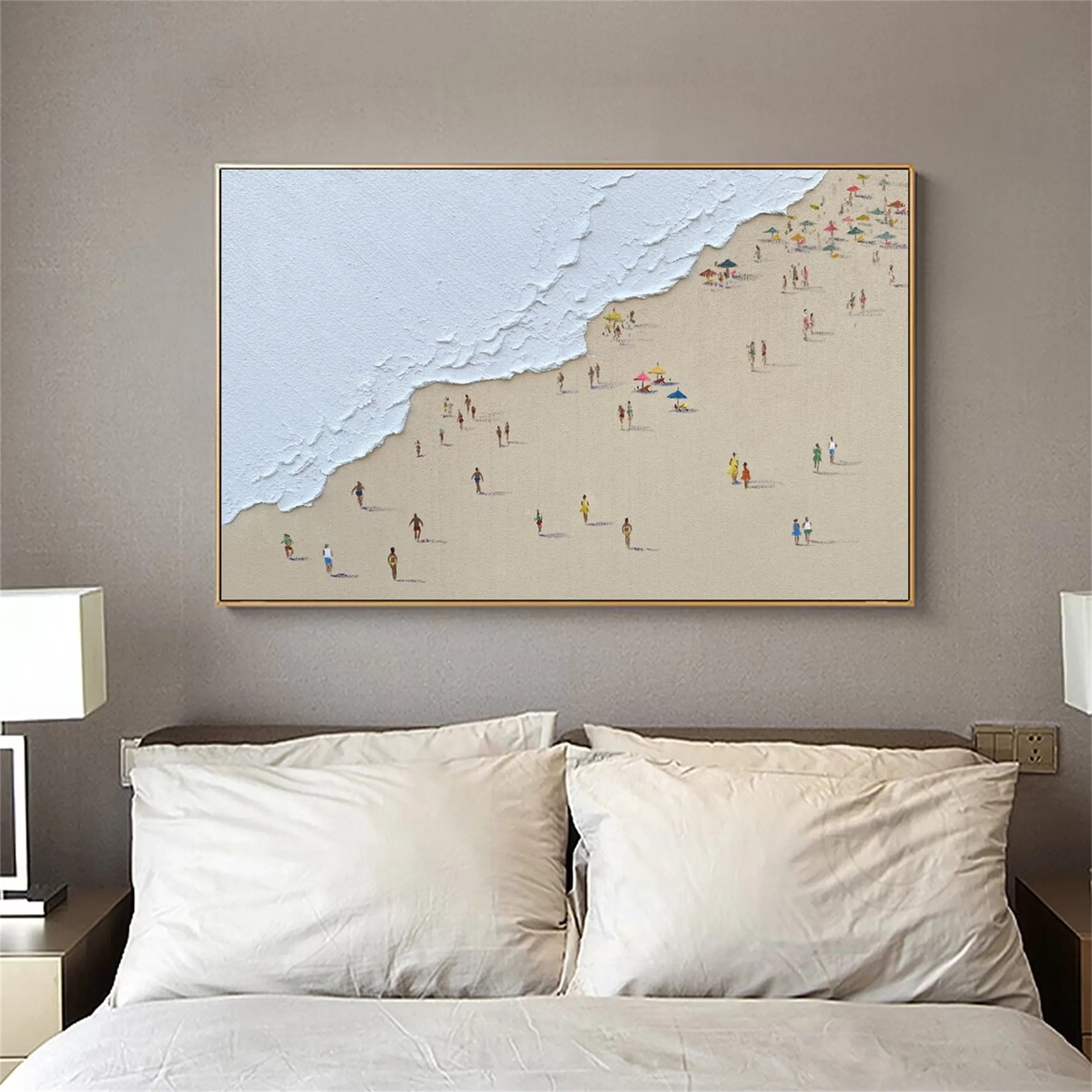 Ocean and Sky Painting #OS128 - Stunning Wall Art for Home & Office Decor - Perfect for Living Room, Bedroom, or Office Space