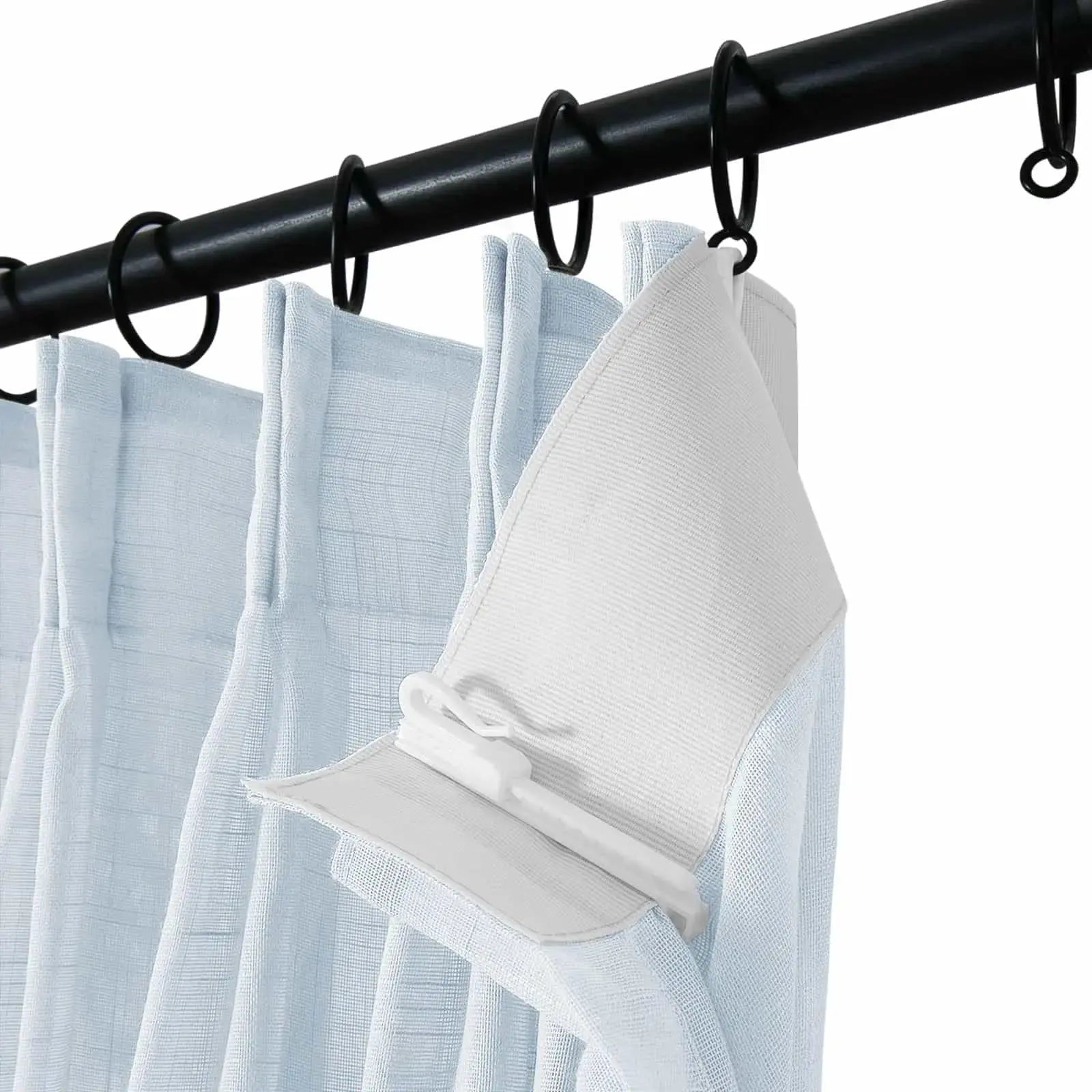 Flynn Airy Lightweight Sheer Curtain Pleated - Elegant Window Treatment for Living Room & Bedroom Decor
