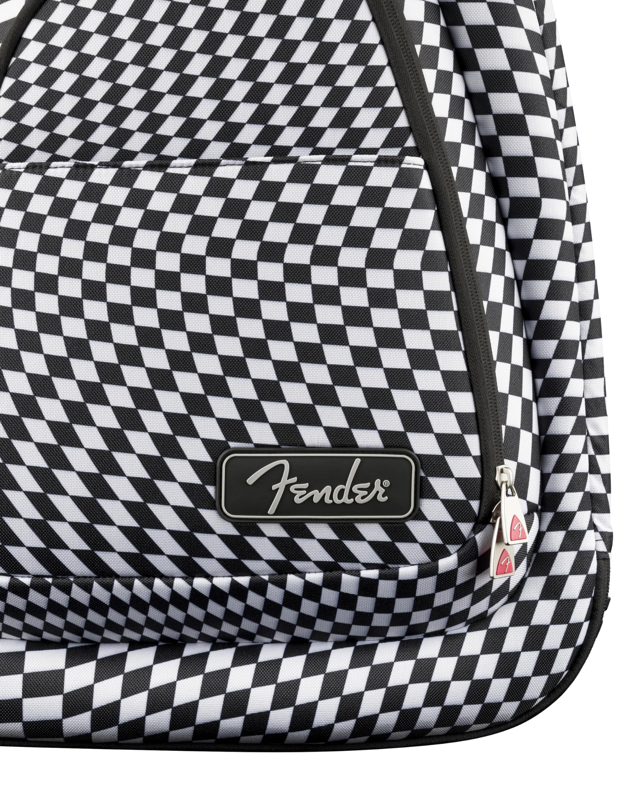 Fender FE620 Checkerboard Electric Guitar Gig Bag - Durable & Lightweight Case for Electric Guitars - Perfect for Gigging, Travel & Storage (Model: 0991512488)