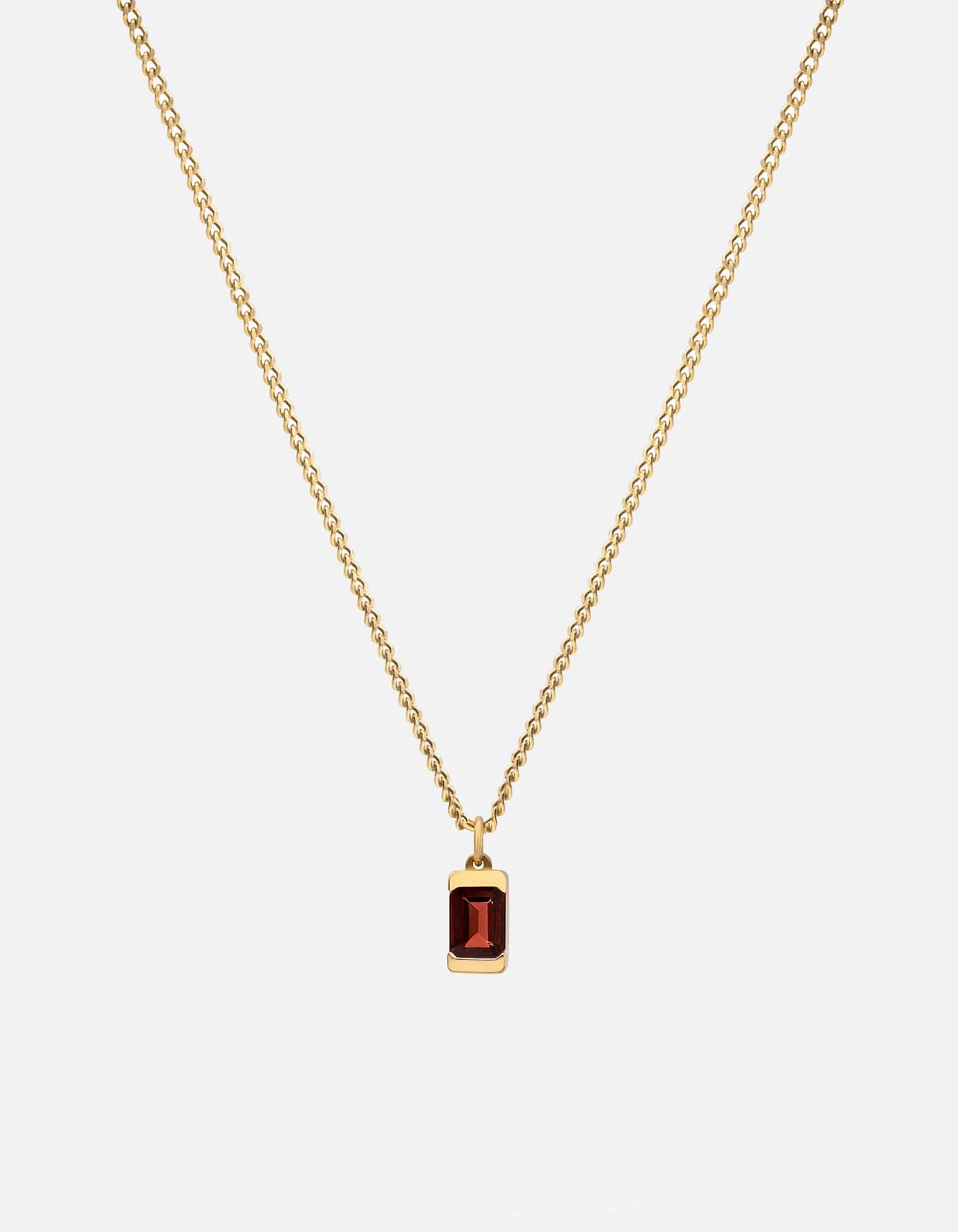 Valor Garnet Necklace for Women - 14K Gold Pendant Jewelry - Elegant Gift for Valentine's Day, Anniversary & Special Occasions