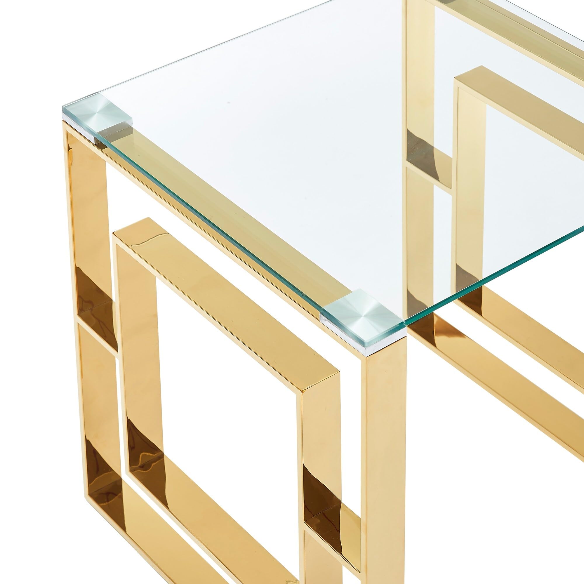 Modern Gold Eros Coffee Table - Stylish Living Room Furniture for Home Decor & Small Space