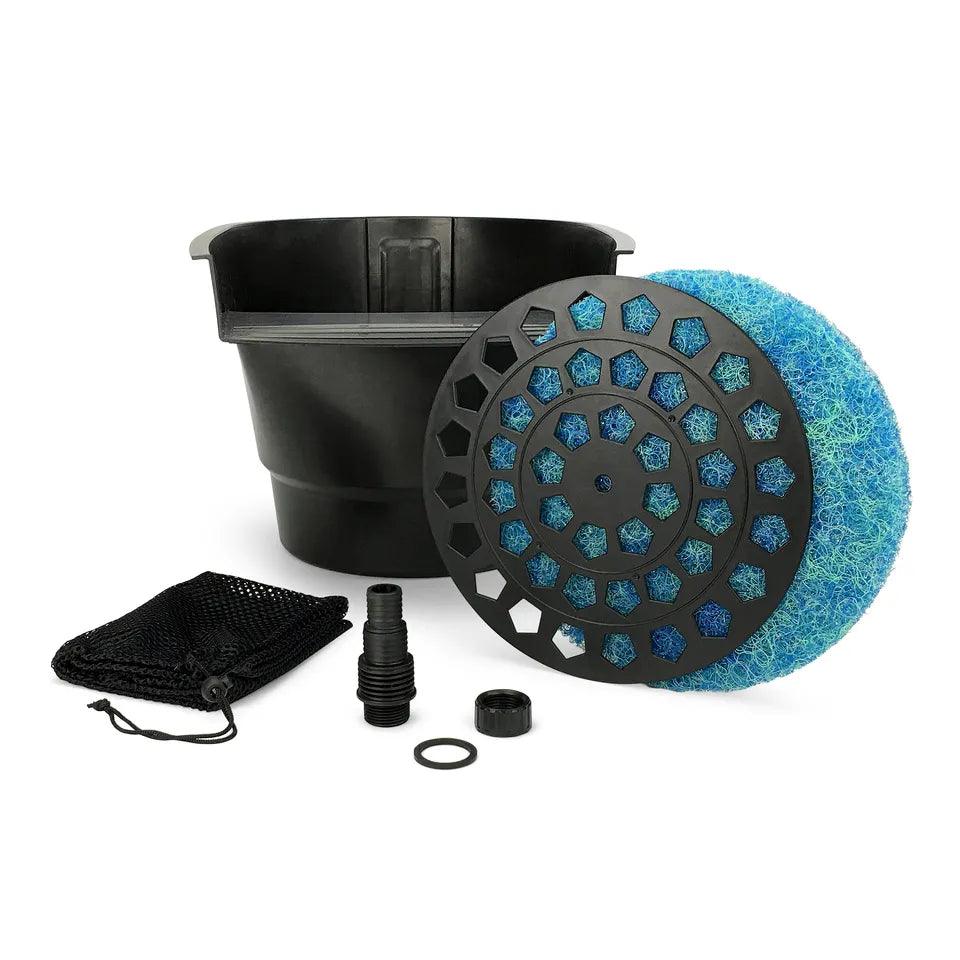 Pond Waterfall Filter - Natural Waterfall Filtration System for Garden Ponds | Perfect for Outdoor Koi Ponds, Backyard Water Features & Aquatic Plant Gardens