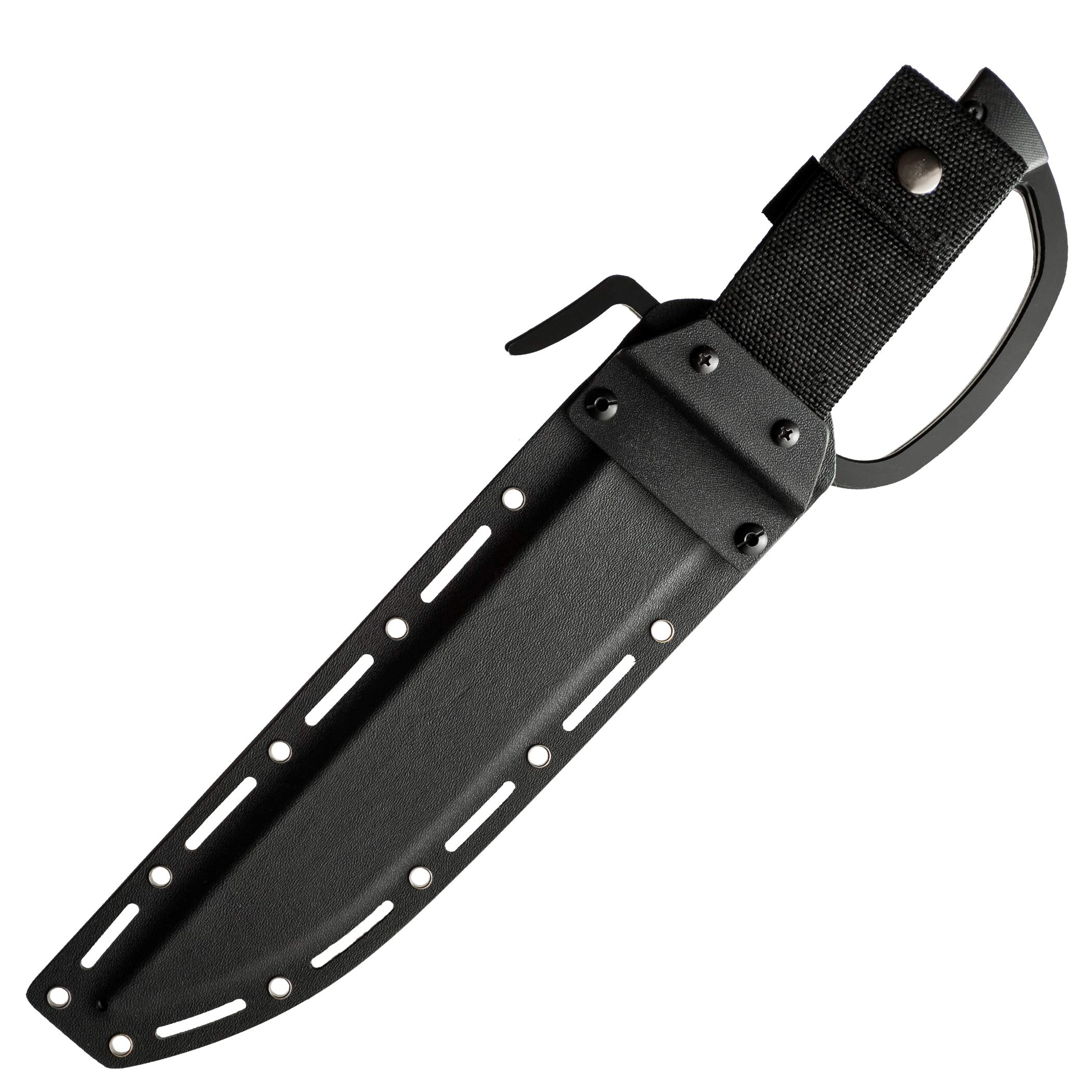 APOC Butterfly Swords SD35590 - Black Tactical Training Knives for Martial Arts Practice, Self Defense, and Cosplay | Durable Full Tang Construction | Perfect for Collectors and LARP Enthusiasts