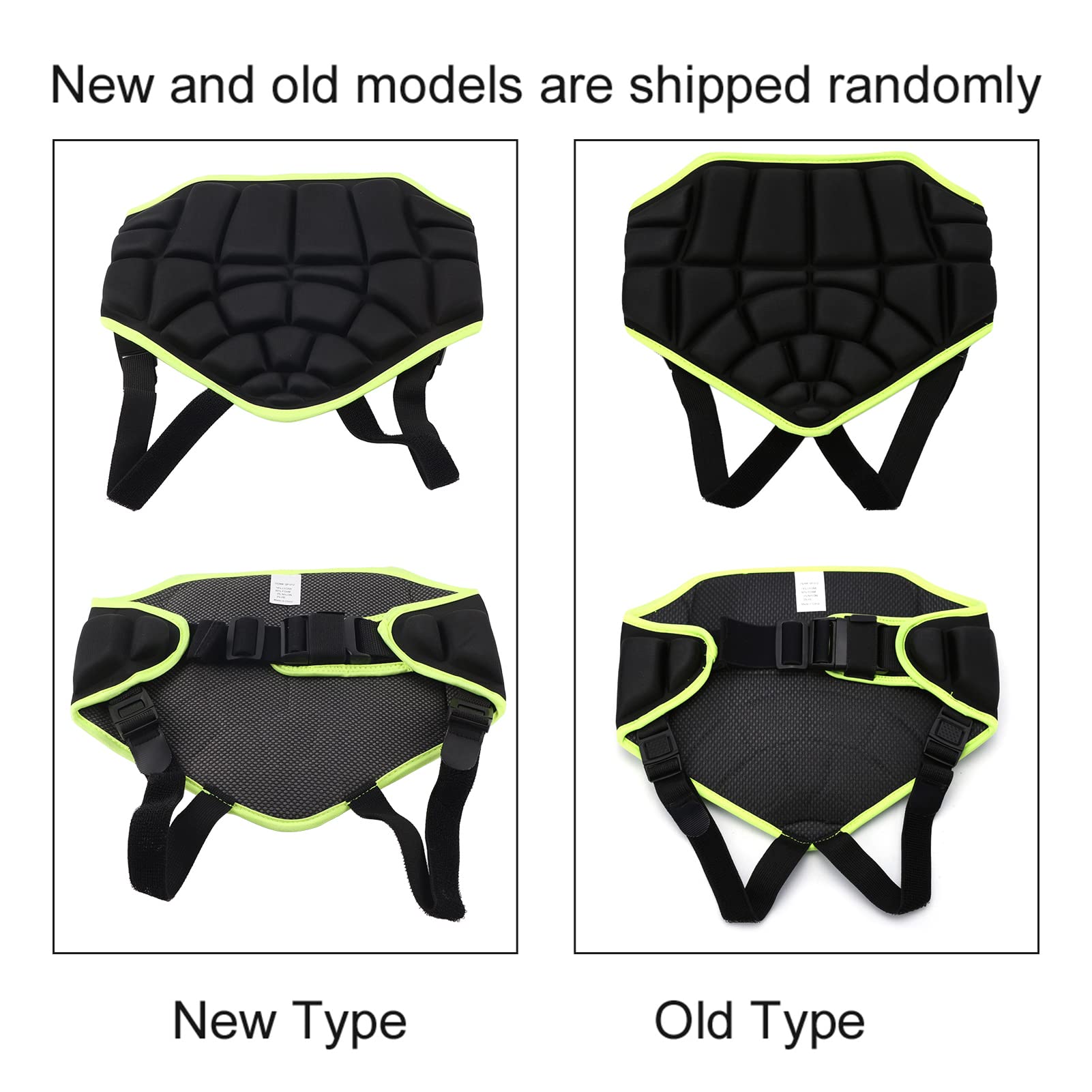Alomejor Kids 3D Padded Hip Protective Shorts - Anti-Fall Safety Pants for Skateboarding, Skiing, Skating & Snowboarding - Impact Protection Gear for Active Children