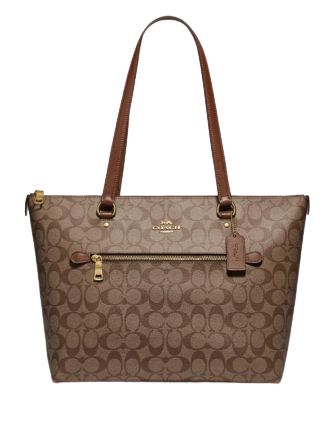 Coach Gallery Tote Bag in Signature Canvas - Stylish & Spacious Designer Handbag for Women | Perfect for Work, Travel & Everyday Use