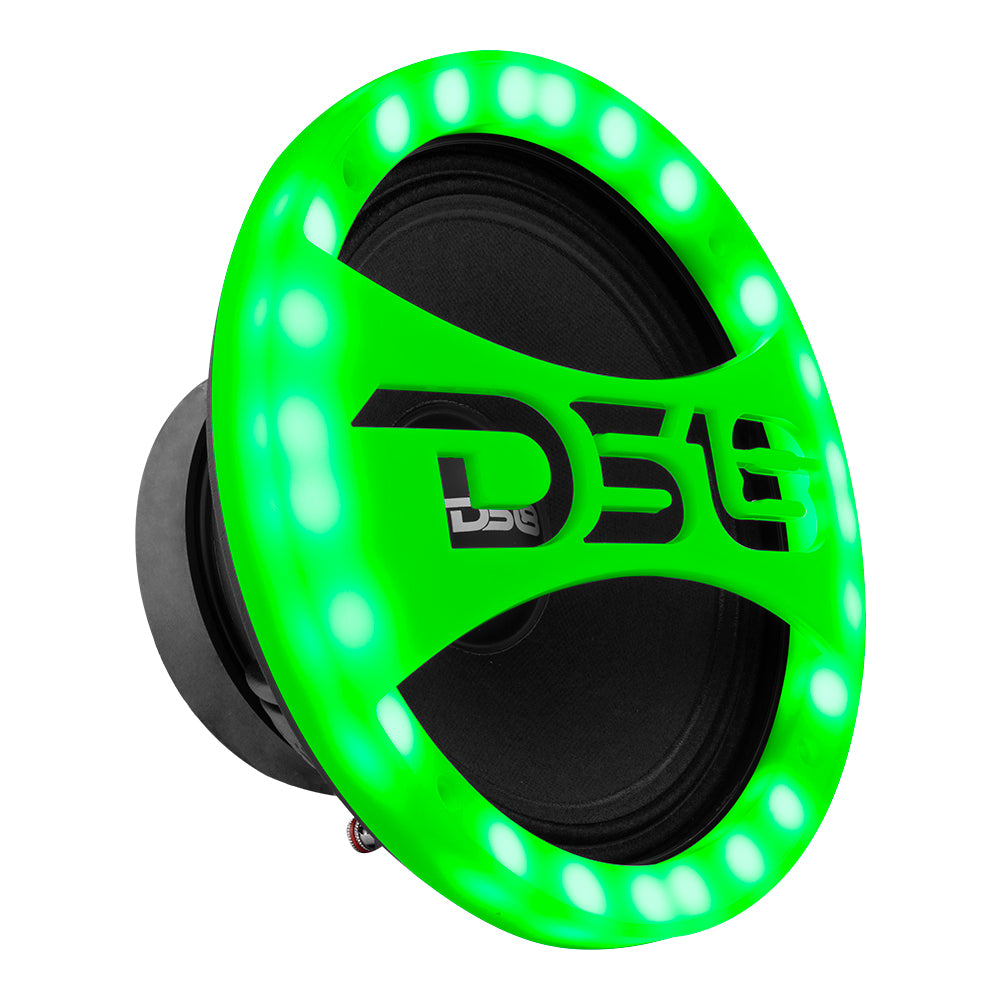 Universal Speaker Grill Cover with RGB LED Lights - Durable Mesh Fabric for Home Theater, Gaming, and Music Setup - Enhance Sound Quality & Aesthetic Appeal