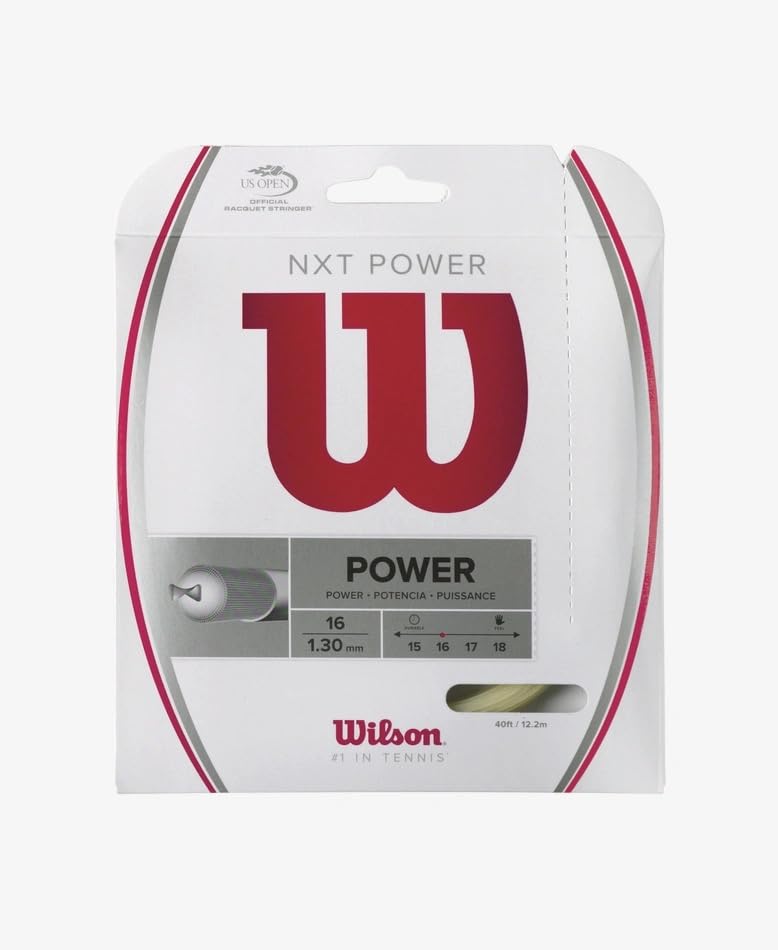 Wilson NXT Tennis String Set (2024 Models) - Premium Performance for Competitive Play & Tournament Matches
