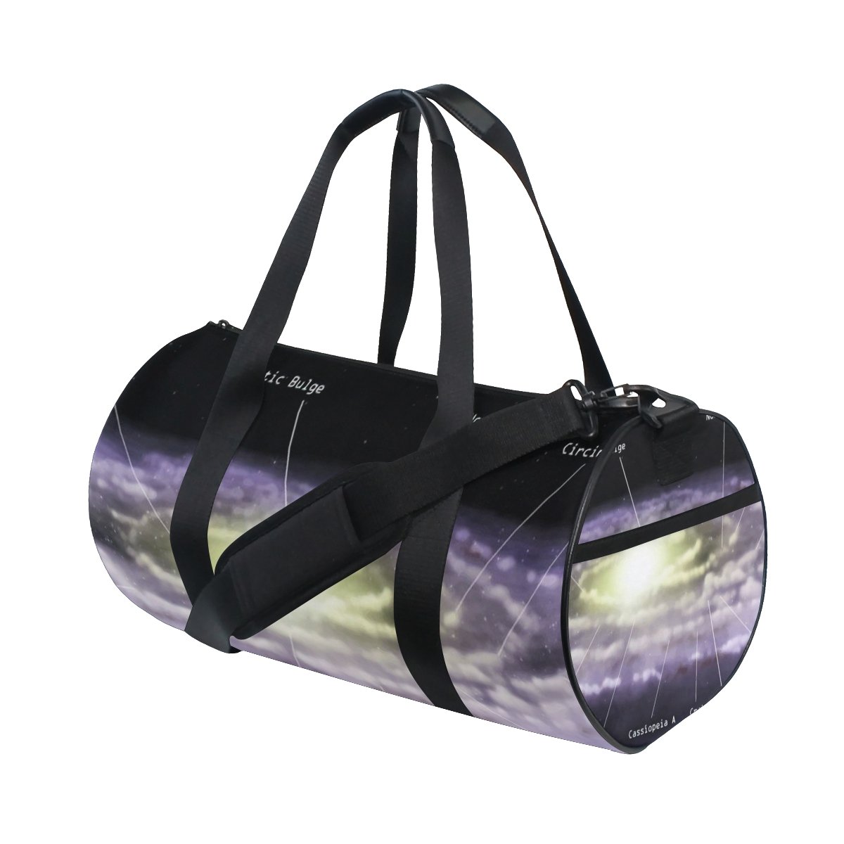 JSTEL Nebula Universe Starry Solar System Gym Bag - Waterproof Sports Duffel for Women & Men - Perfect for Workout, Travel, Yoga & Gym Essentials Storage