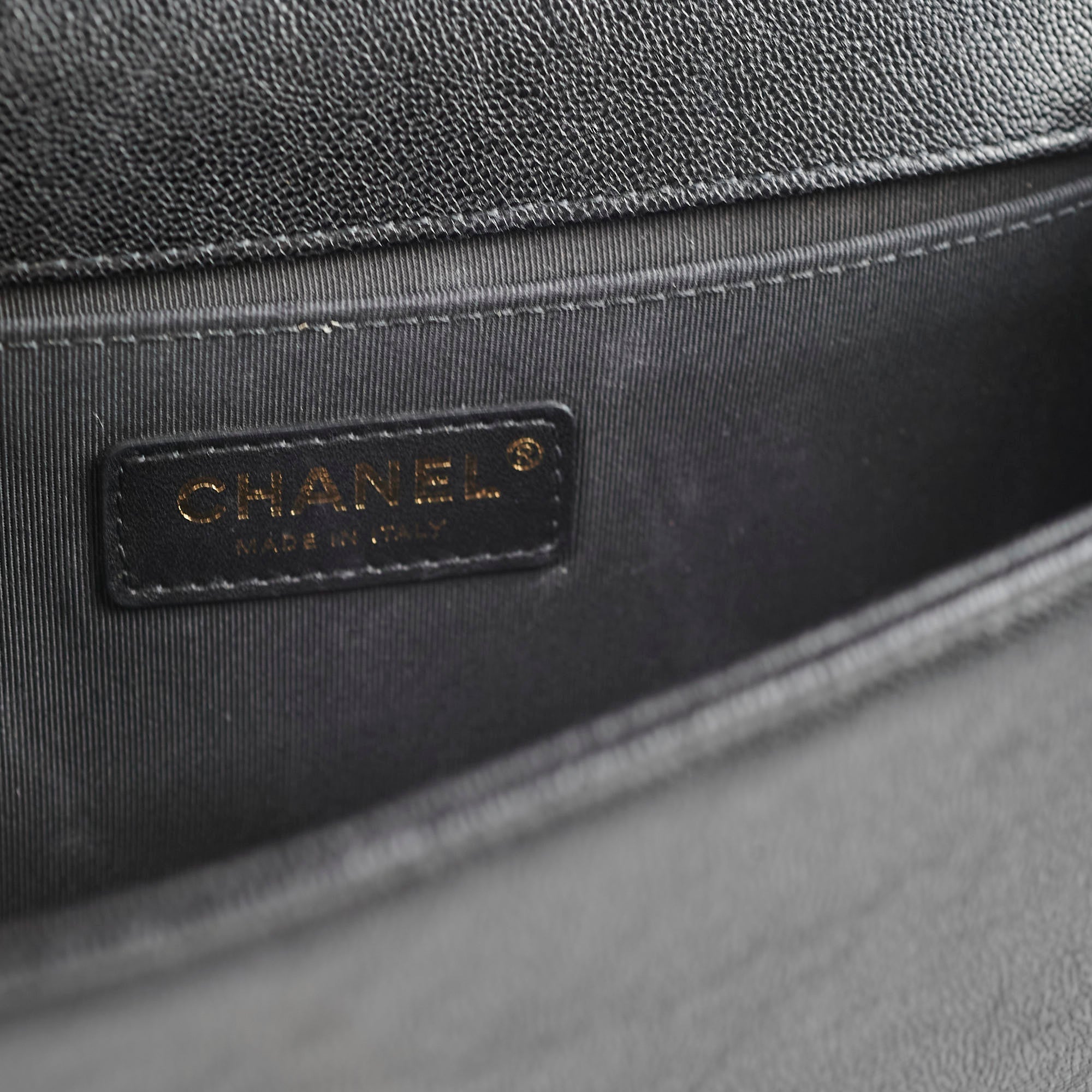 Chanel Boy Medium Flap Bag in Black Chevron Caviar Leather - Perfect for Evening Events & Luxury Fashion Accessories