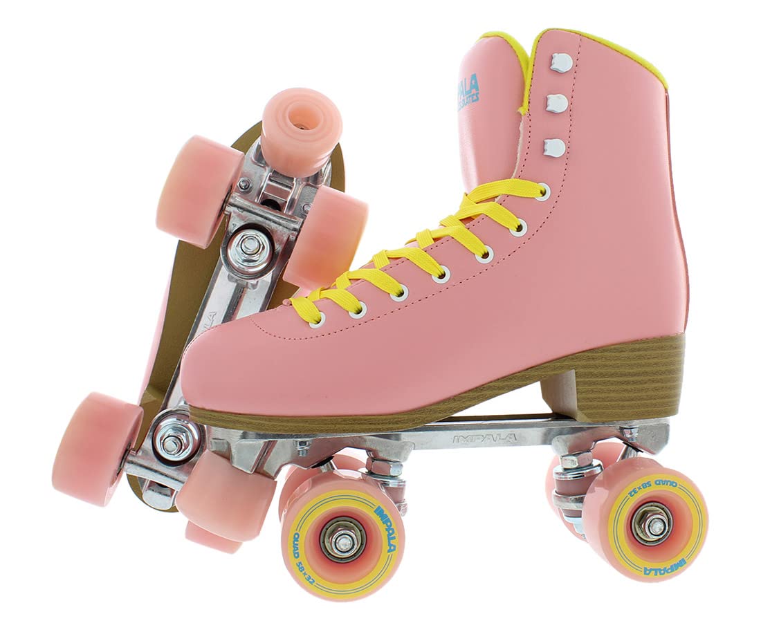 Impala Quad Roller Skates for Women - Marawa Rose Gold | Outdoor & Indoor Skating, Rink, Park, Fitness & Fun | Adjustable & Comfortable Design