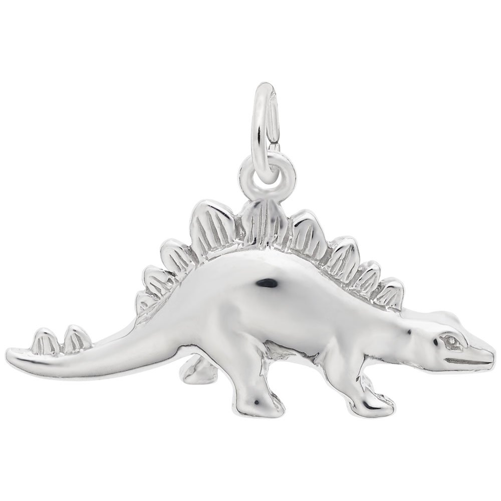 Dinosaur Charm Bracelet - Stegosaurus Pendant for Jewelry Making & DIY Gifts