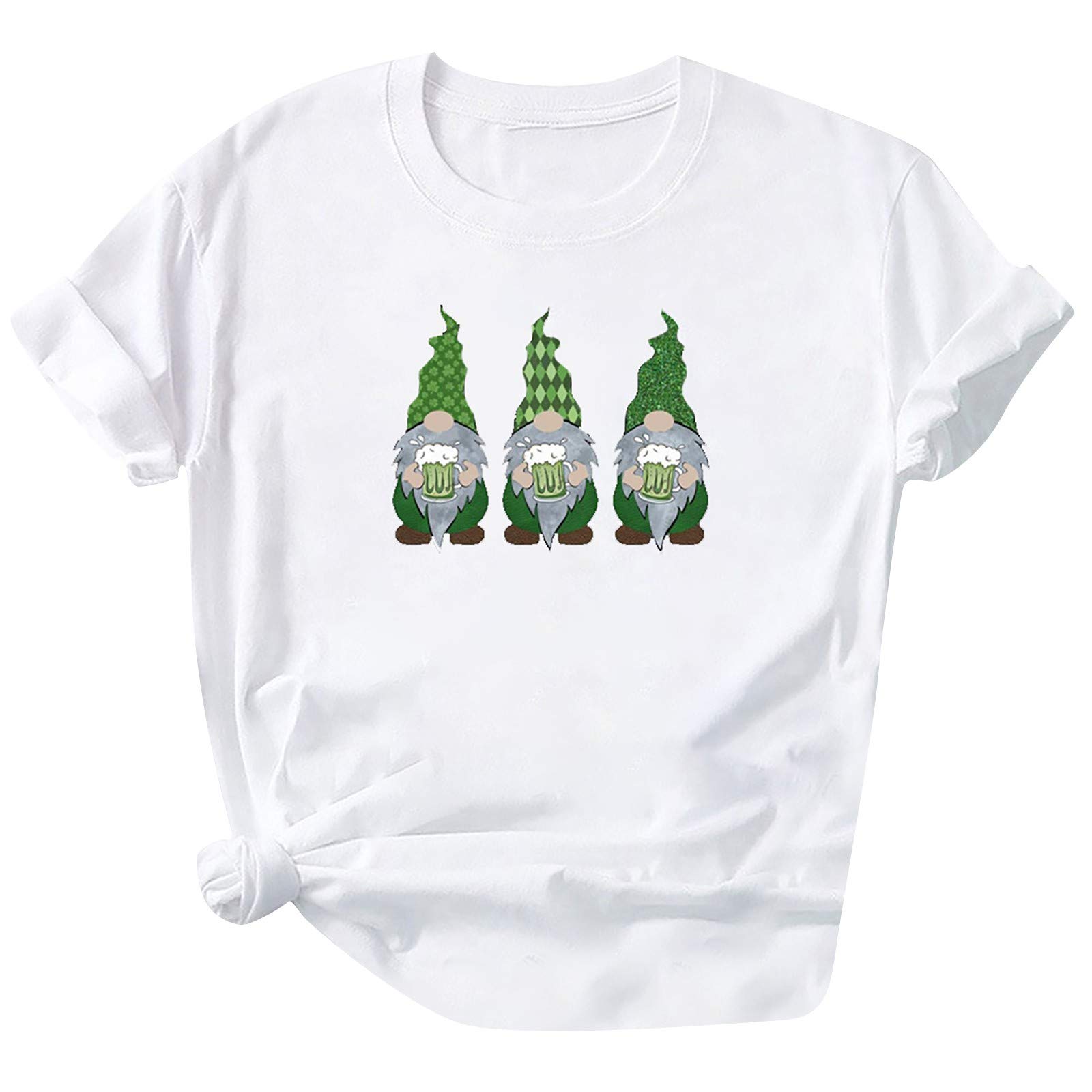 Retro Graphic Print Short Sleeve Round Neck T-Shirt for Women - Vintage Style Casual & Sleepwear Top - Perfect for Everyday Wear, Lounging & Bedtime Comfort