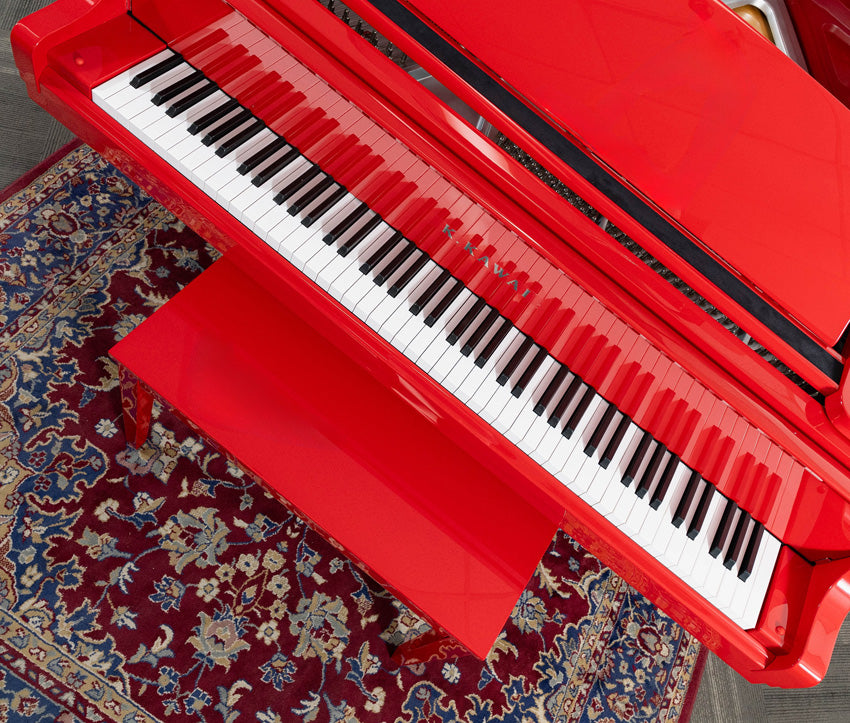 2022 Kawai 5'0 GL 10 Baby Grand Piano in Ferrari Red Polish - Premium Used Grand Piano for Home, Studio & Performance | Perfect for Pianists, Music Schools & Luxury Interiors