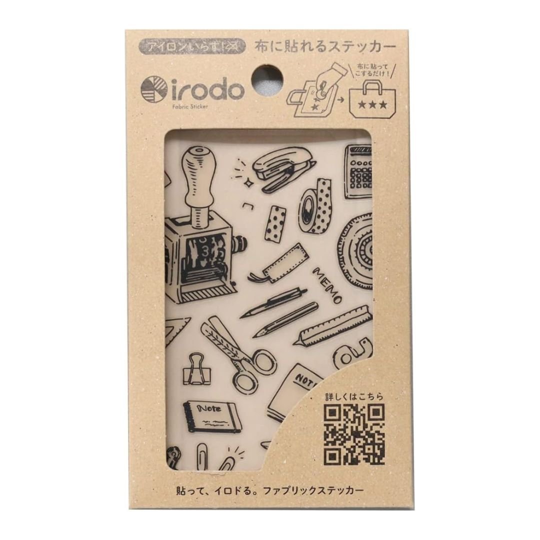 Colorful Fabric Sticker Set for Scrapbooking, Journaling & DIY Crafts - Washable Iron-On Patches for Clothing, Bags & Home Decor - irodo
