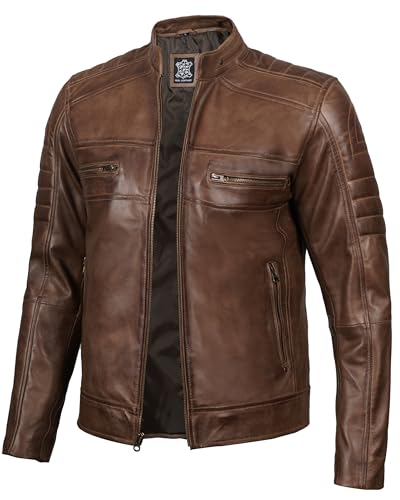 Coffee - Astn Leather Jacket