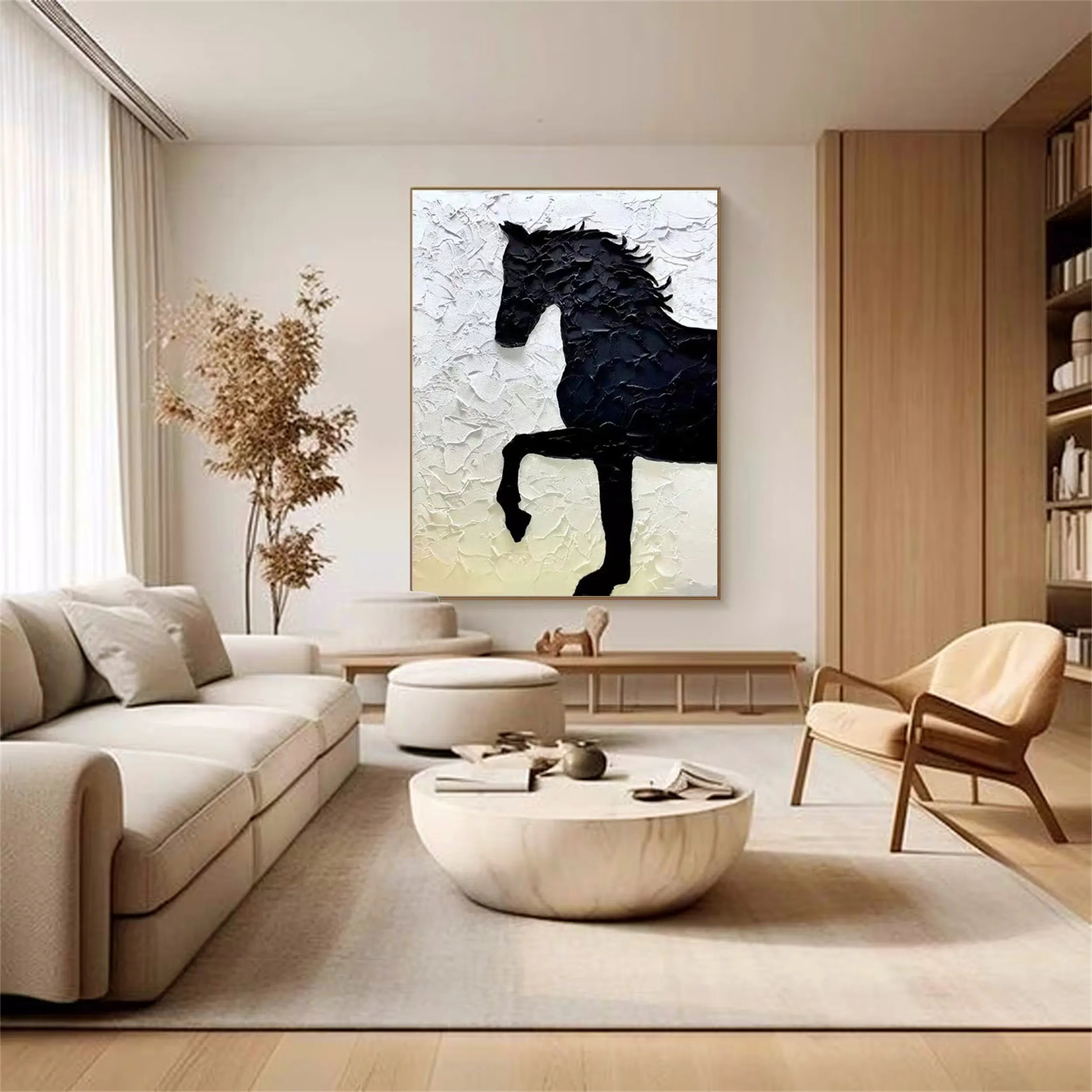 Animal Art Painting #AP015 - Handmade Wildlife Canvas Art for Home & Office Decor - Perfect for Living Room, Bedroom, or Gift