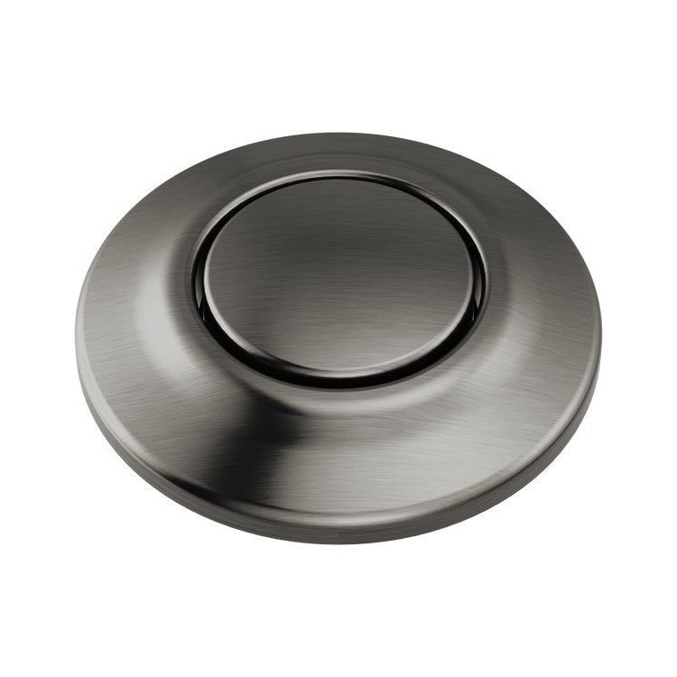 Black Stainless Steel Air Switch with Dual Outlet (1 3/4 Inch) for Garbage Disposal - Perfect for Kitchen Sink & Home Waste Management System