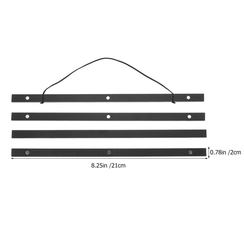 FOMIYES 4-Pack Magnetic Poster Hanger Frames - Multi-Function Sign Stand & Scroll Poster Accessories for Home, Office, and Retail Displays - Perfect for Wall Decor, Advertising, and Art Exhibitions