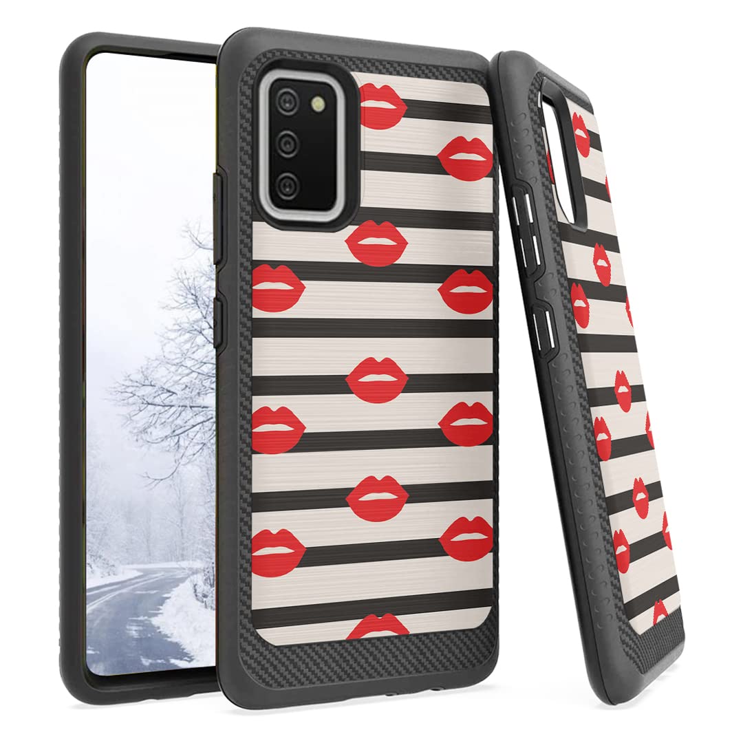 Heavy Duty Galaxy A02s Phone Case - Carbon Edge Cover for Men & Women | Daily Protection